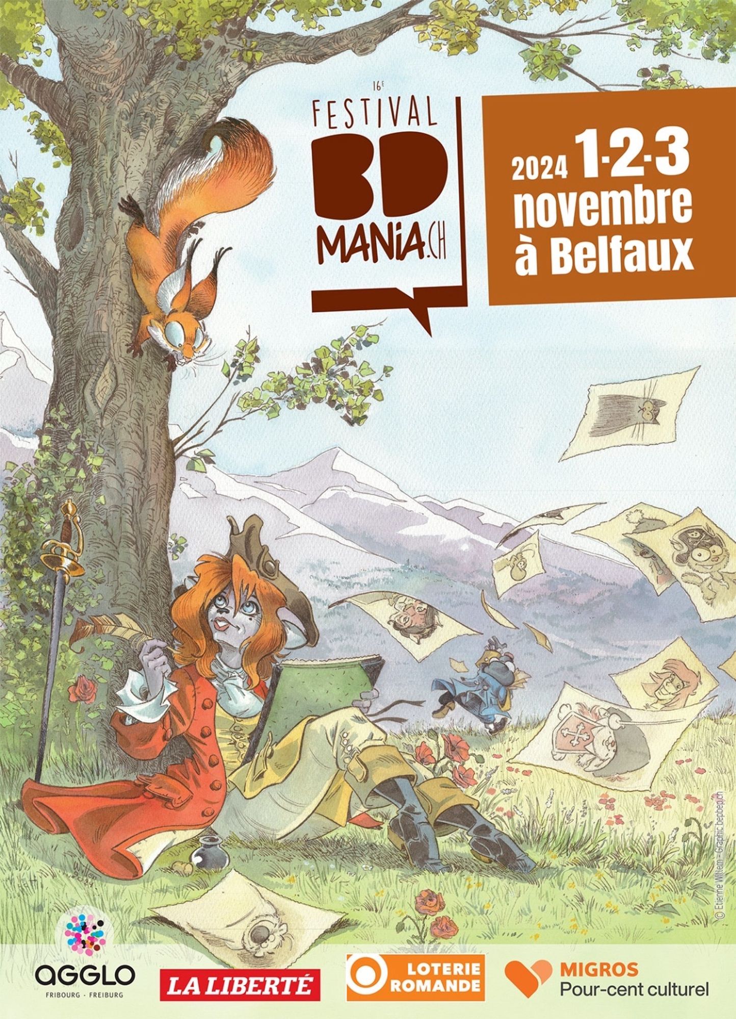 Affiche du Festival BDmania.ch