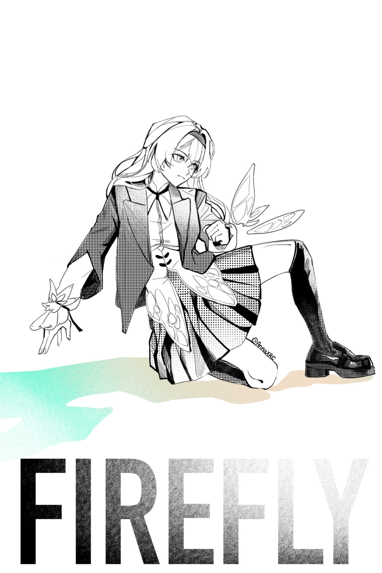 firefly in honkai, fanart, illustration