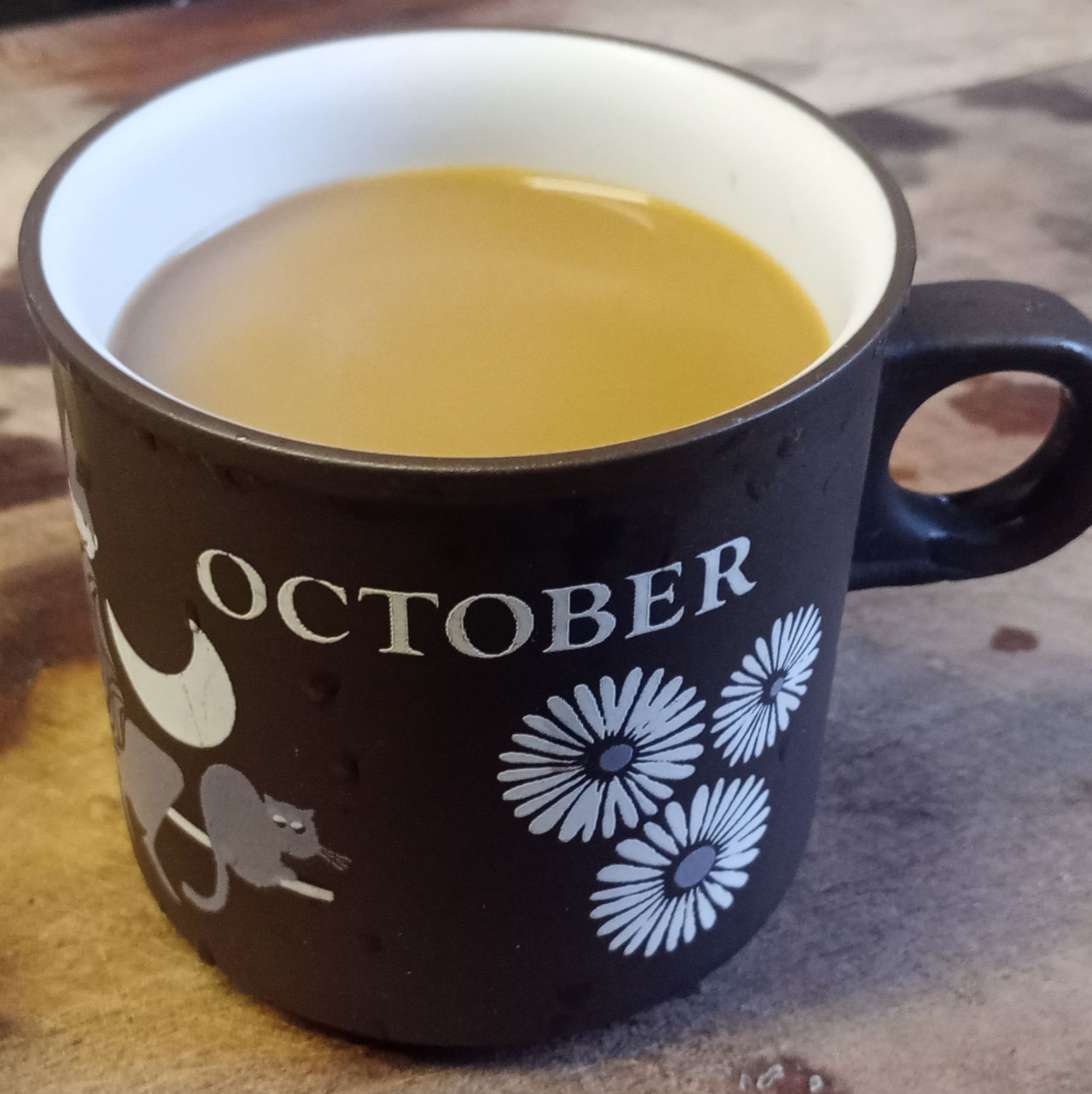 A Hornsea Pottery October mug