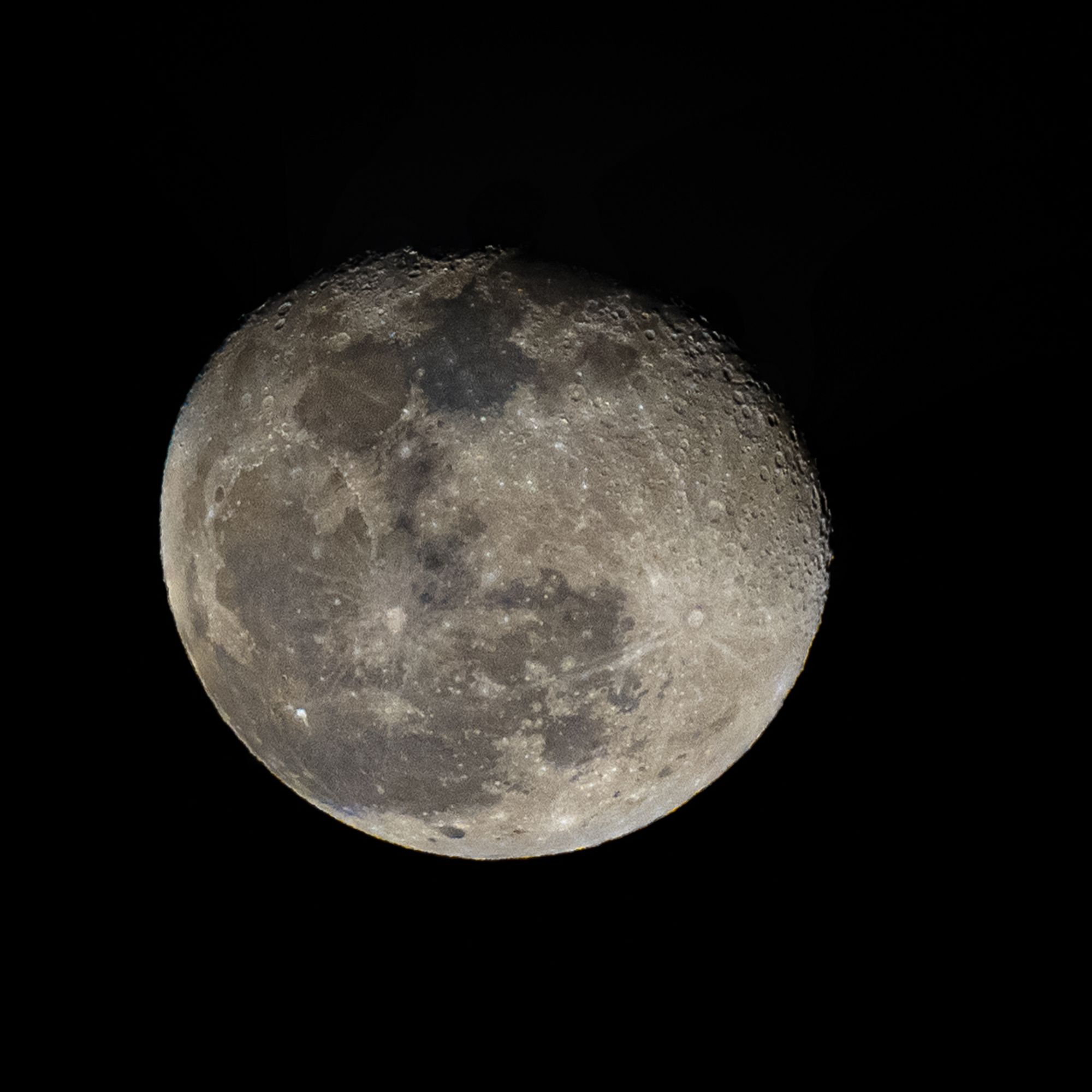 Mond, Stack aus 10 Fotos