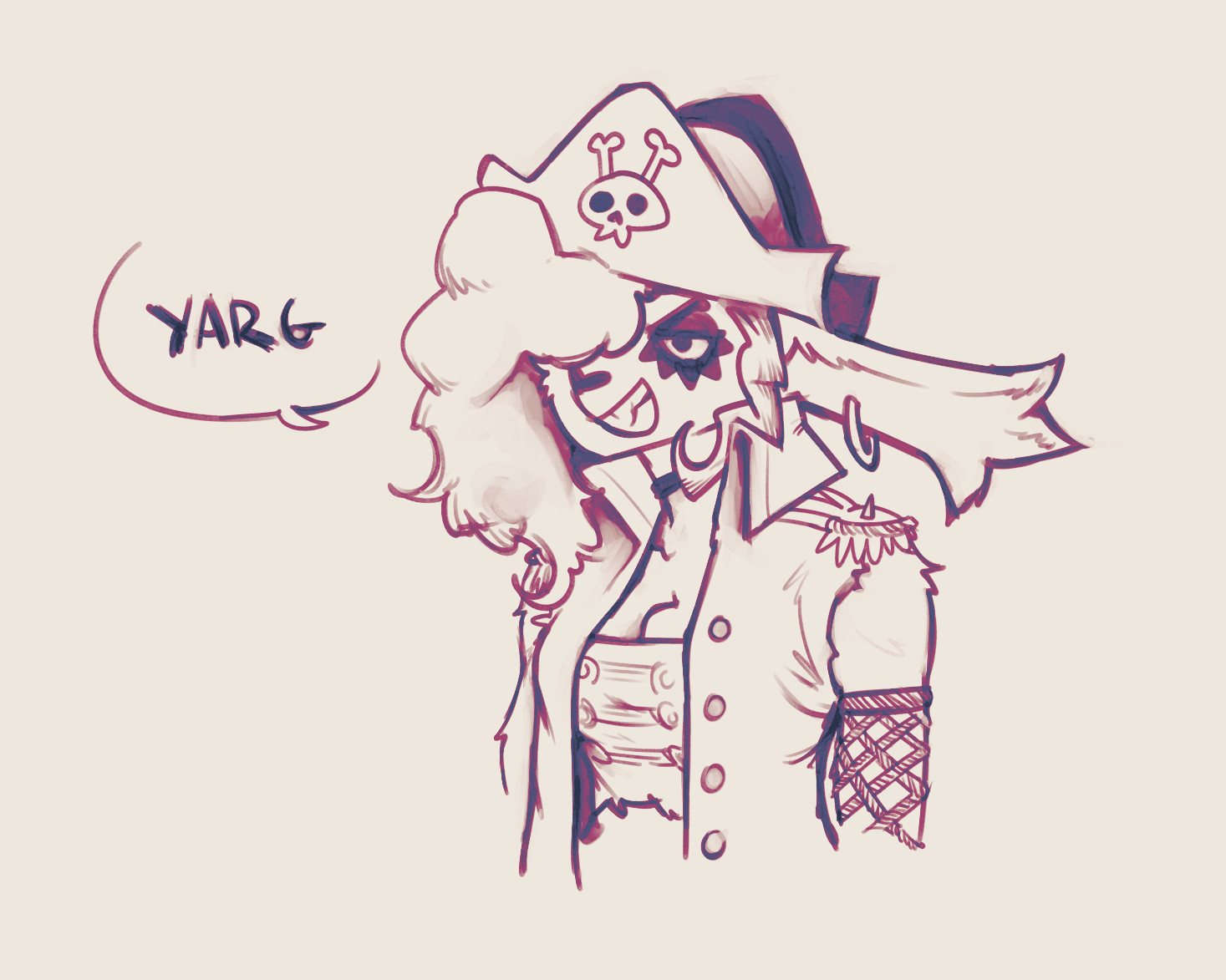 pirate bunlith says "yarg"