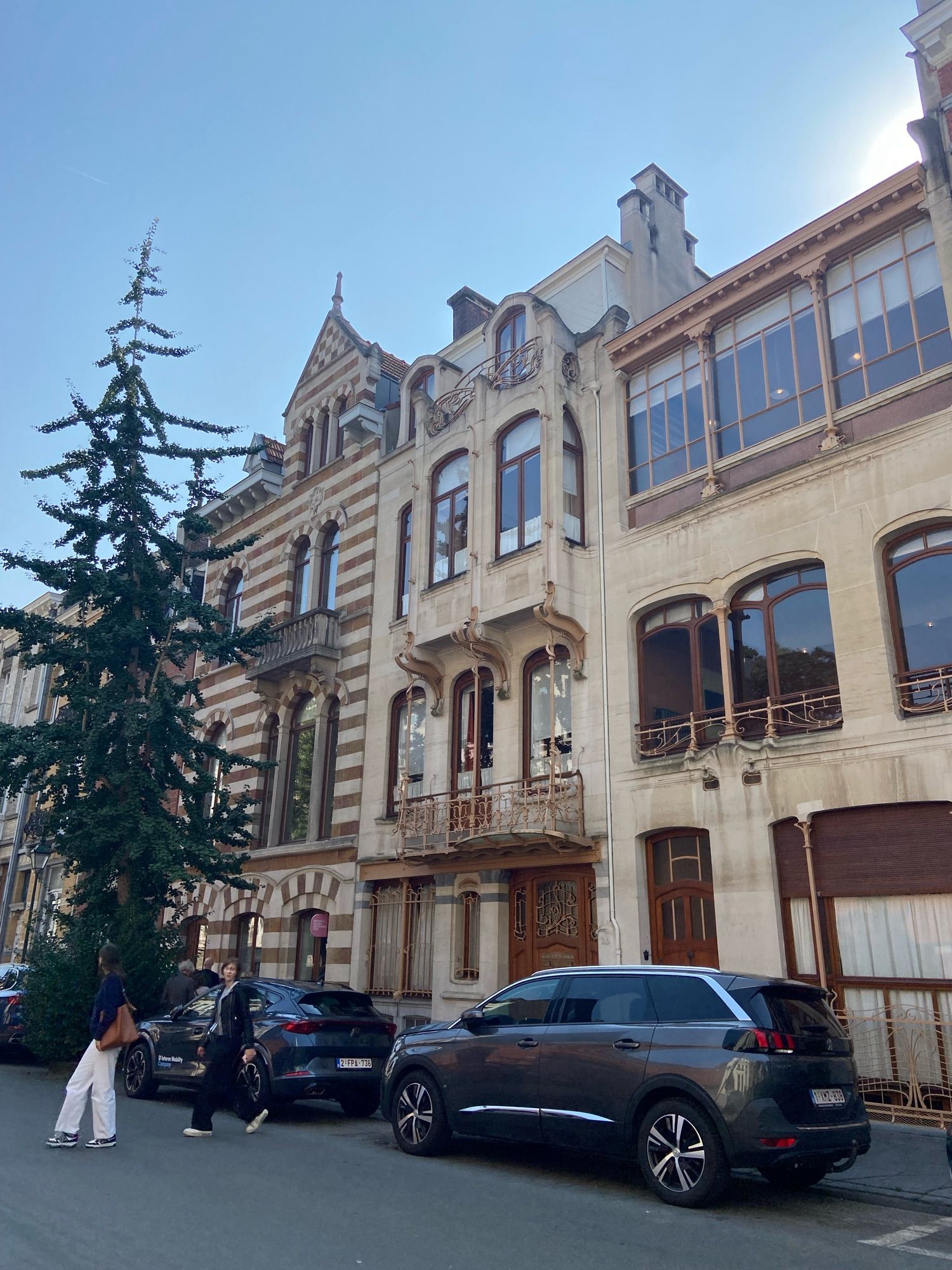 Exterior of the victor Horta house