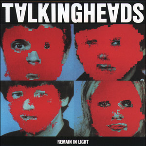 remain in light album cover by talkin heads. once in a lifetime is on this album. it came out in 1980.