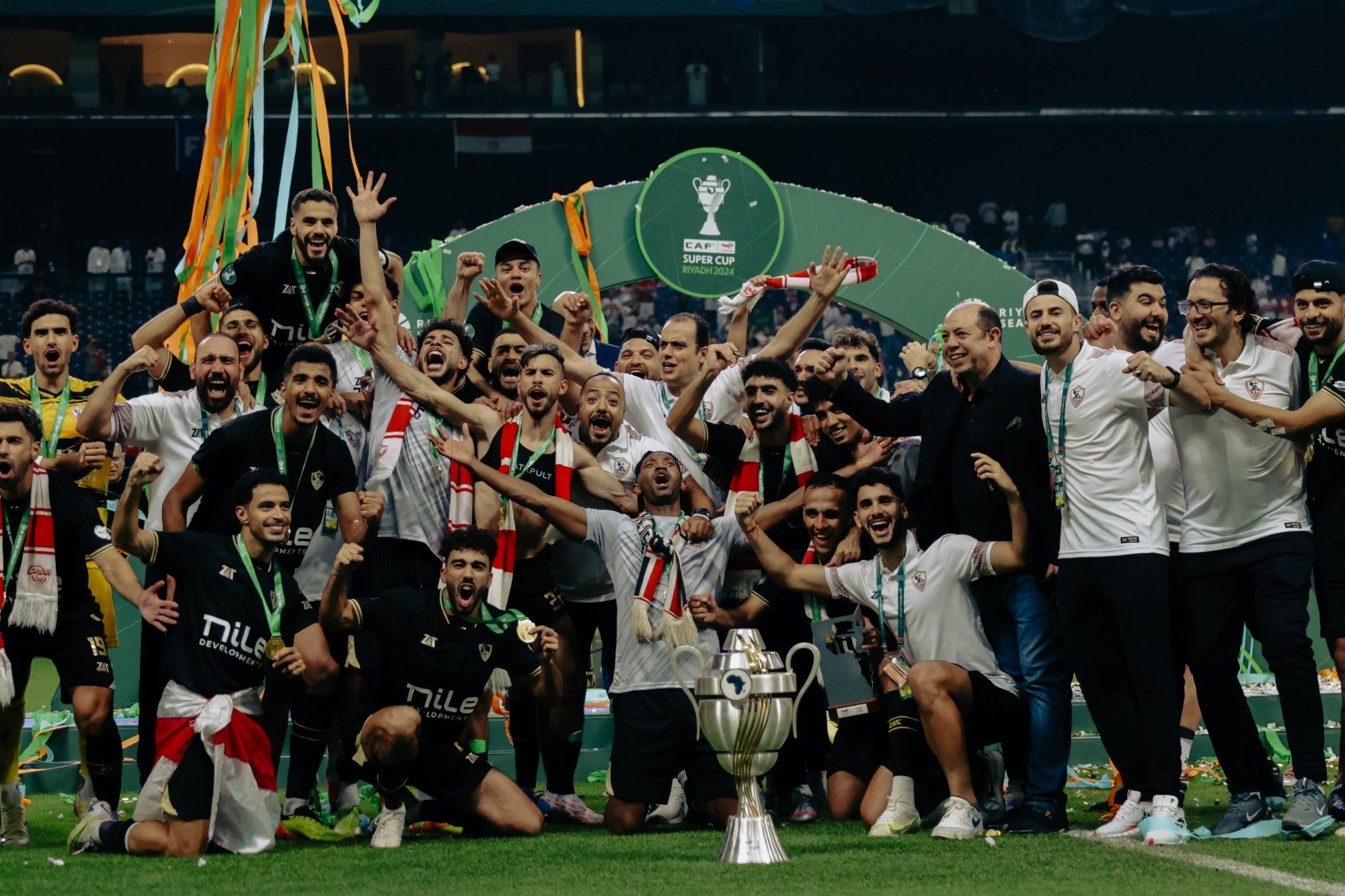 Zamalek SC, CAF Super Cup Champions.