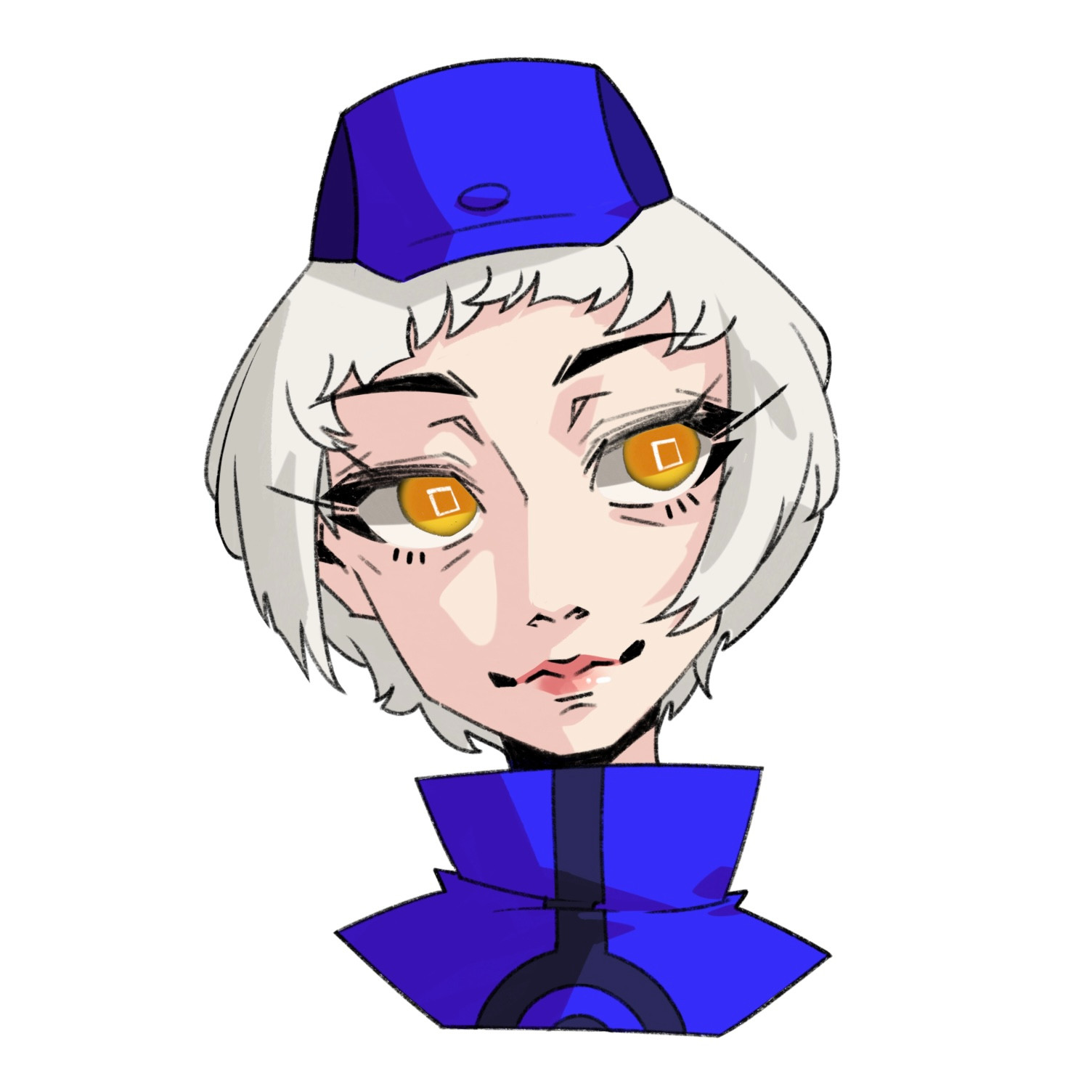 A bust portrait of Elizabeth from Persona 3