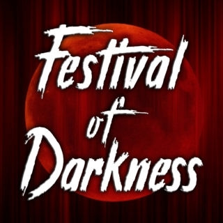 Logo graphic with words Festival of Darkness