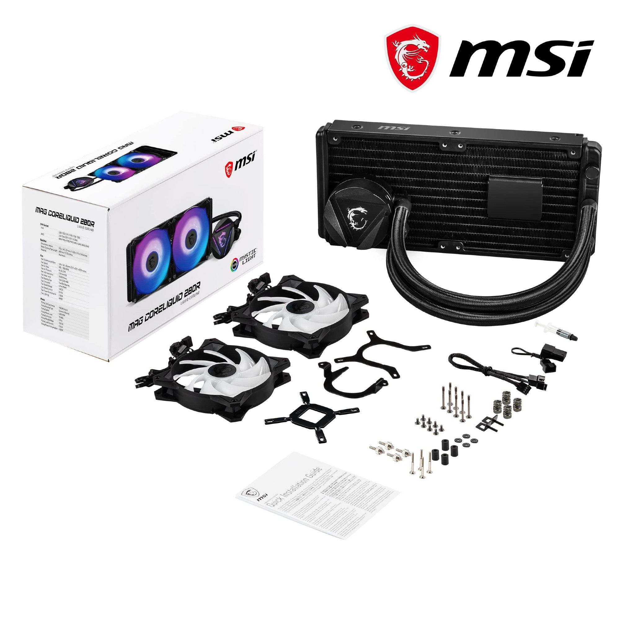 Product image of the MSI MAG CORELIQUID 280R