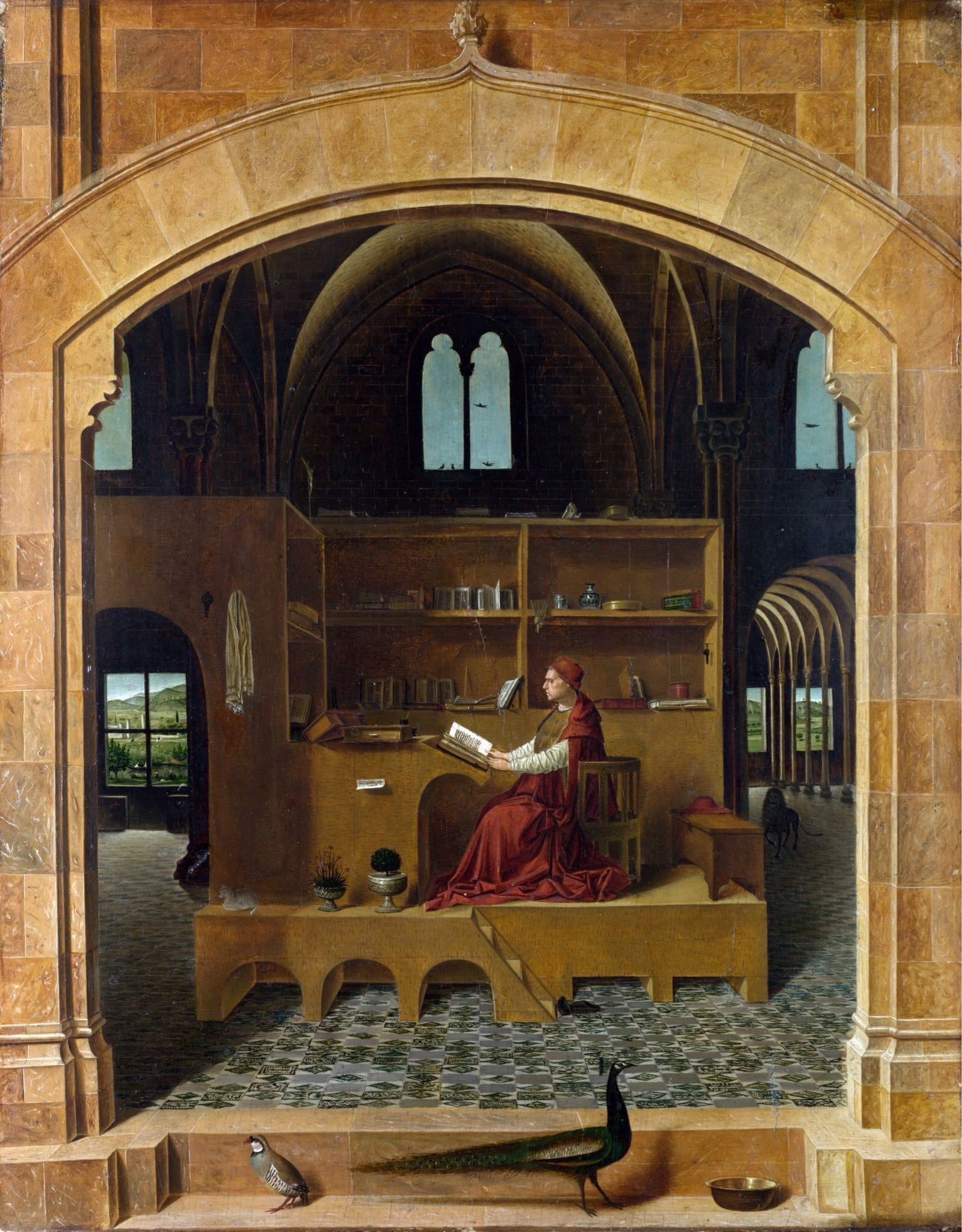 St Jerome in his study, Antonello da Messina c 1475
Translated Bible into Latin (Vulgate)
#InternationalTranslationDay #OTD #FeastDay
National Gallery London