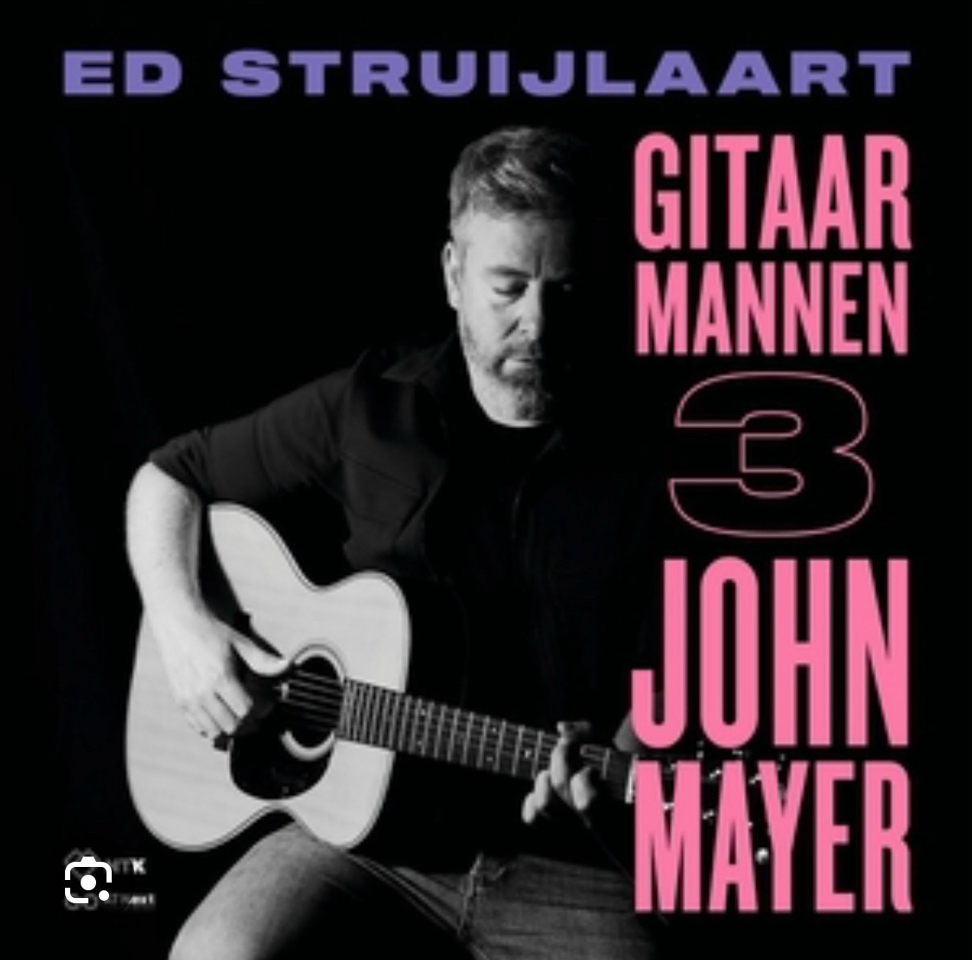 De afbeelding van de Tour van Ed Struilaart met gitaar.