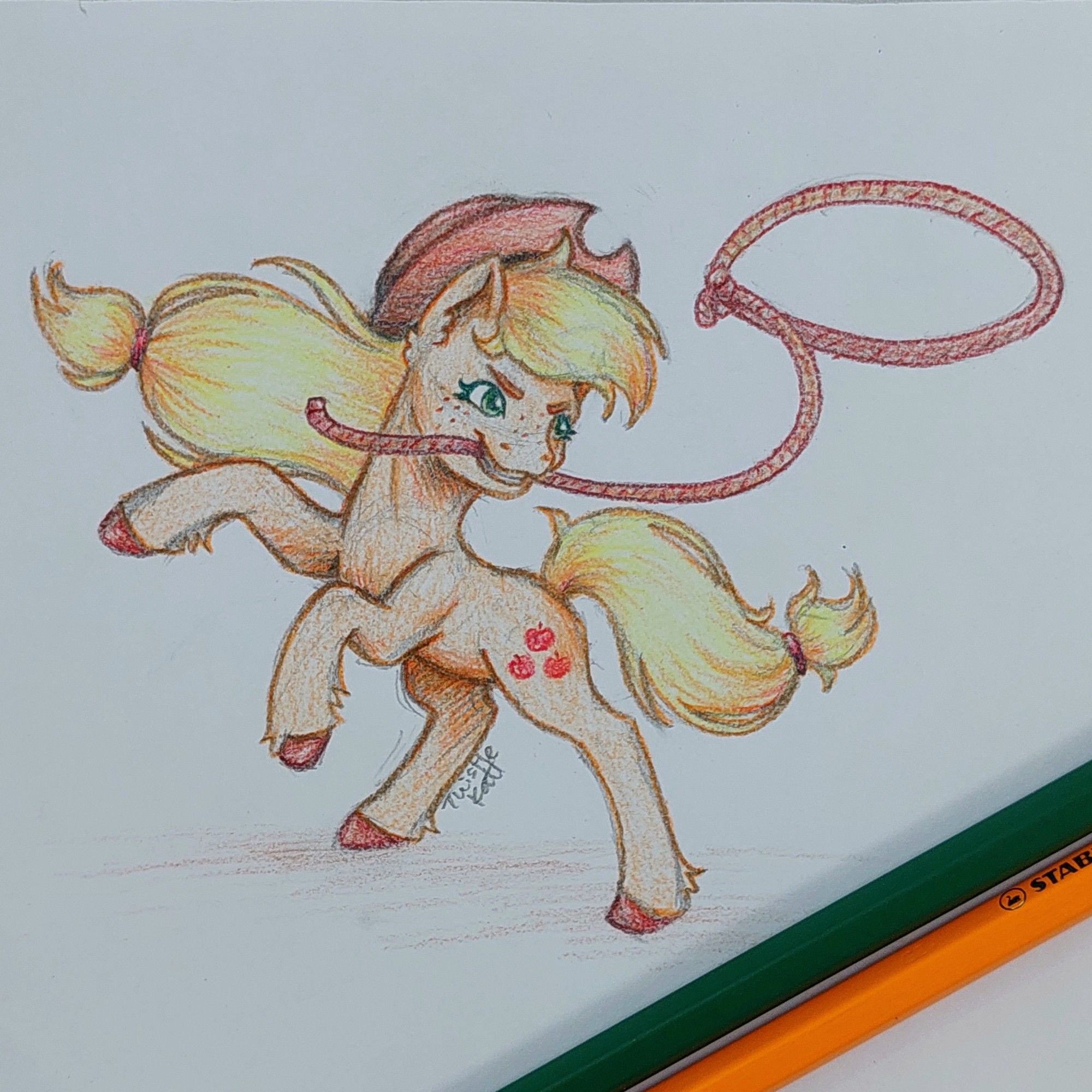 Orange pony Applejack