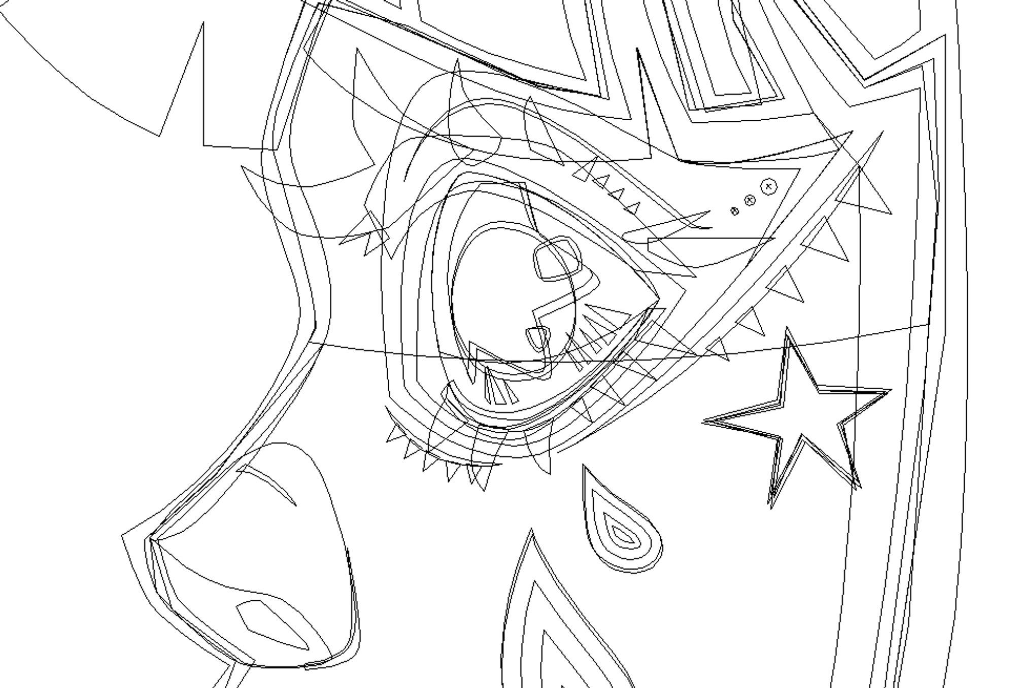 screenshot of the vectors on my drawing