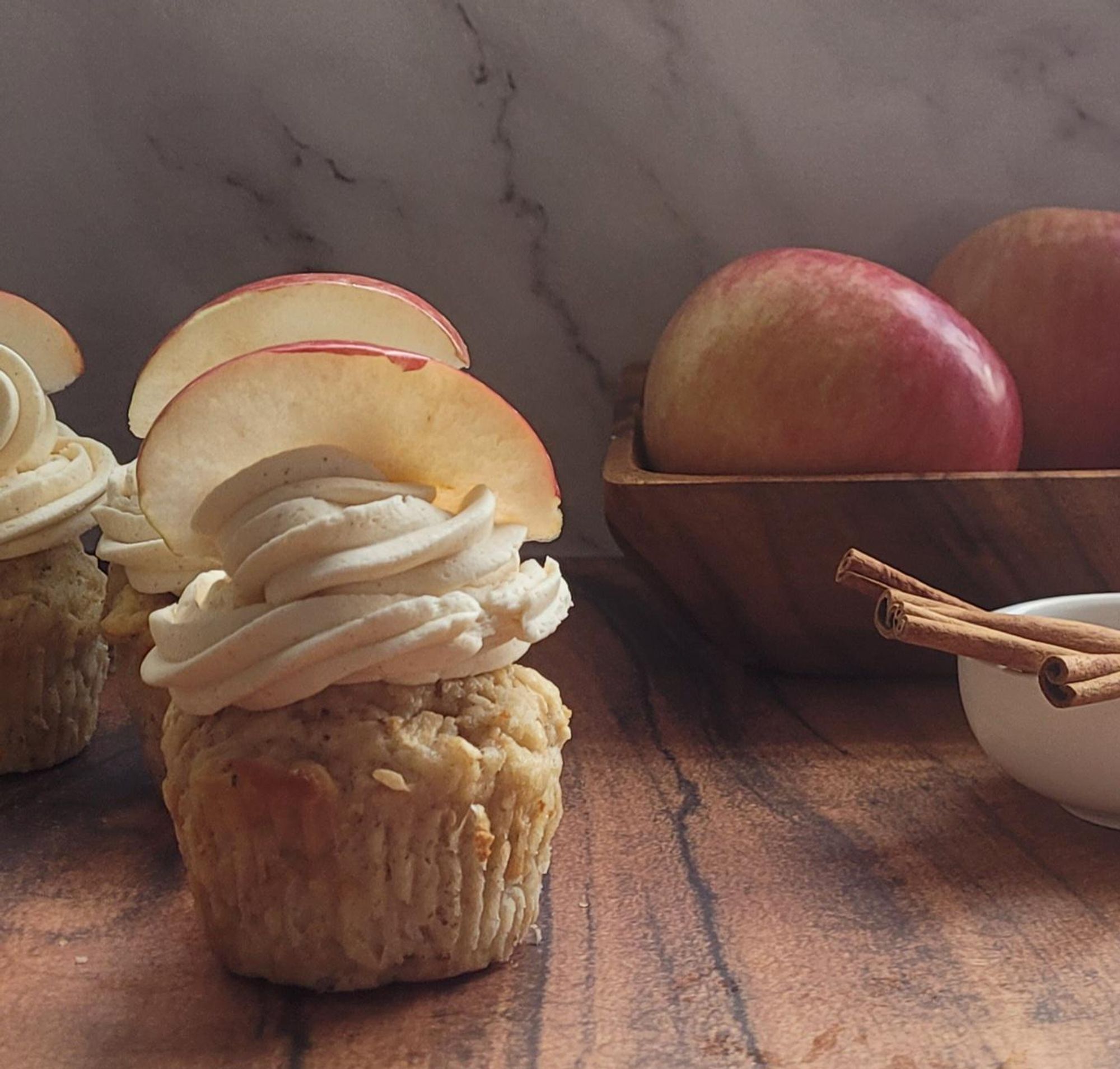 Image from Reddit post titled '[Homemade] Apple Cinnamon Buttercream Cupcakes' by SnSPDesserts.