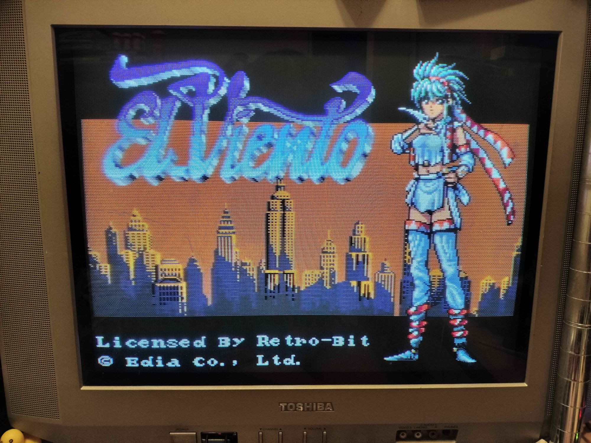 El Viento (Genesis), on my Toshiba 20AF42. This is on the MiSTer via YPbPr output