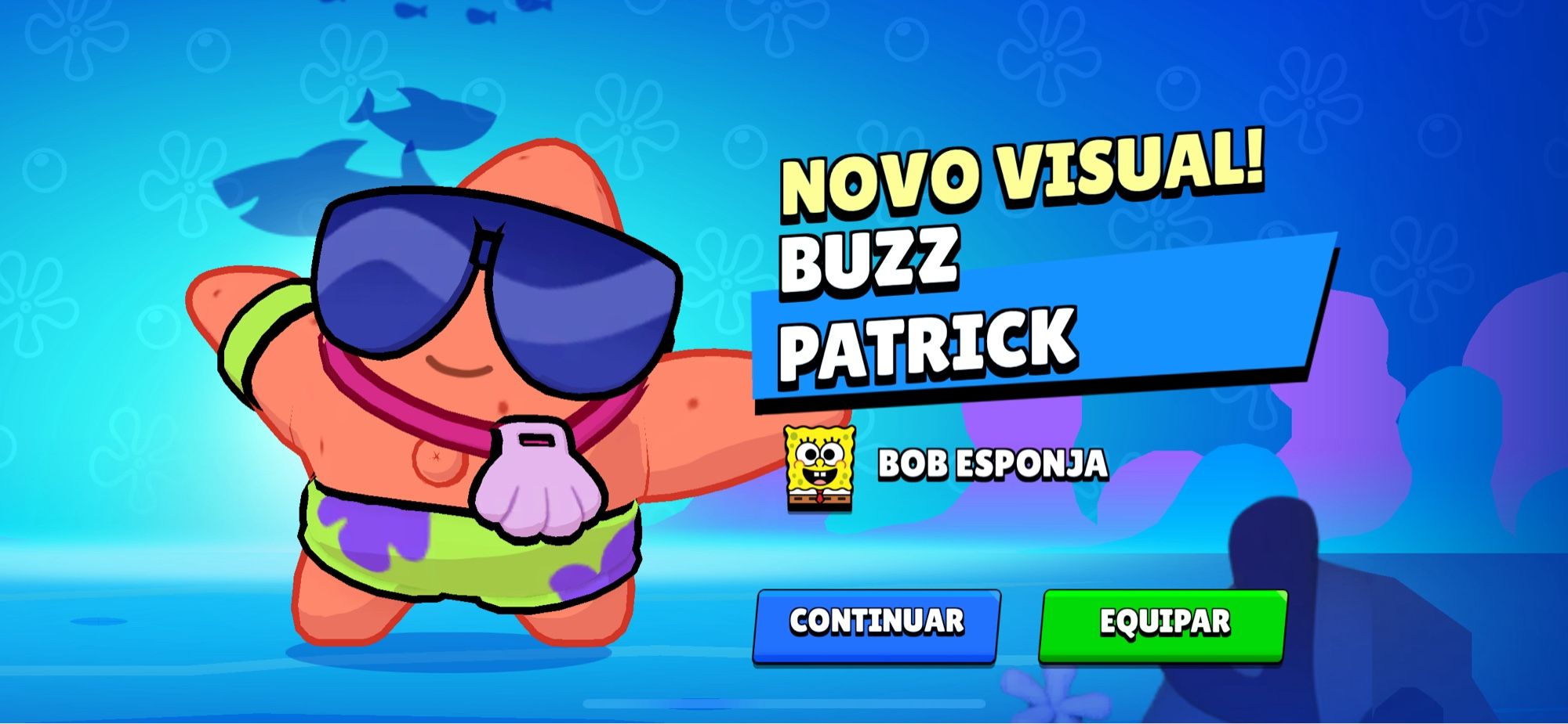 Buzz Patrick na área.