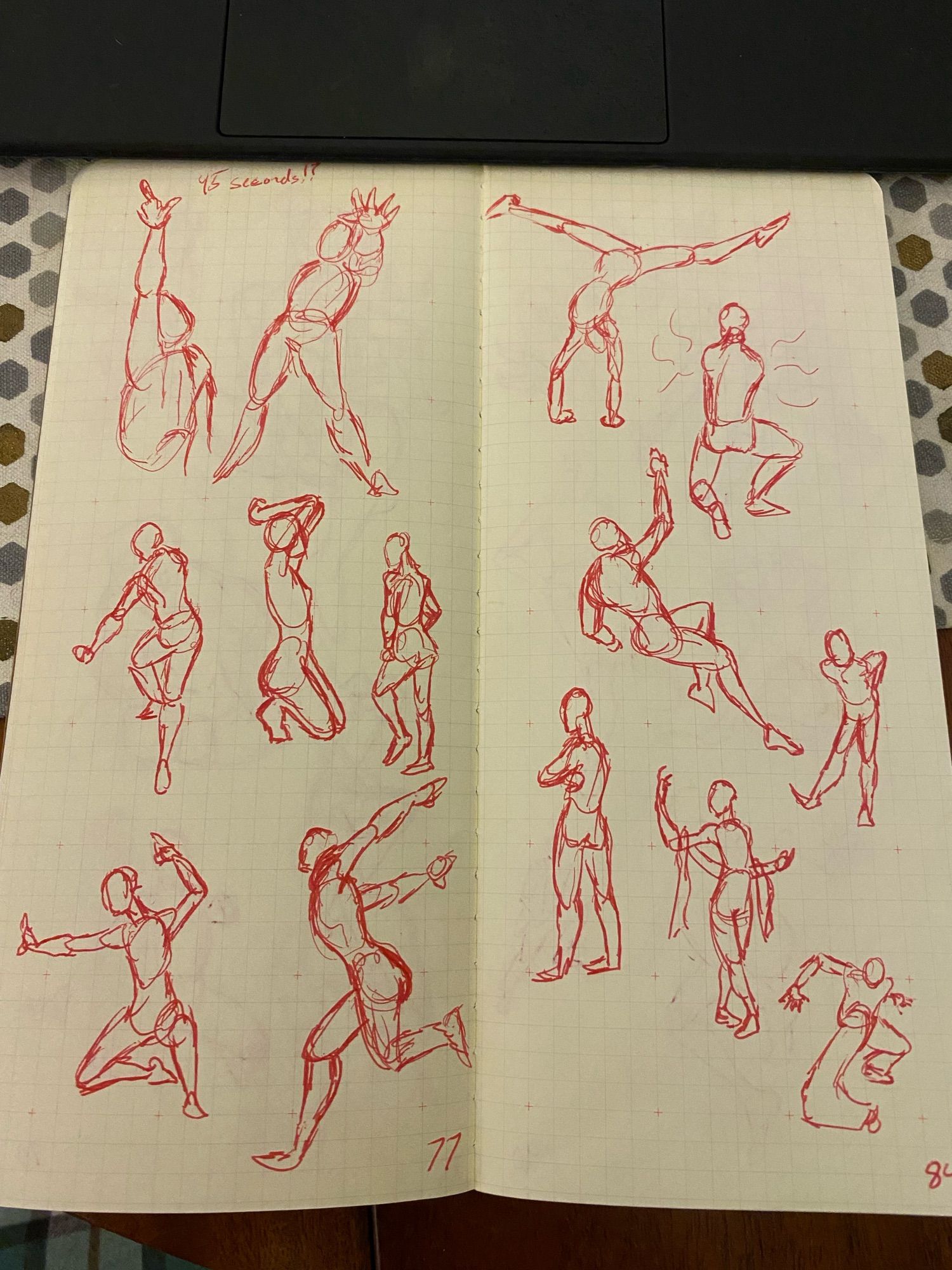 45 second figure drawings