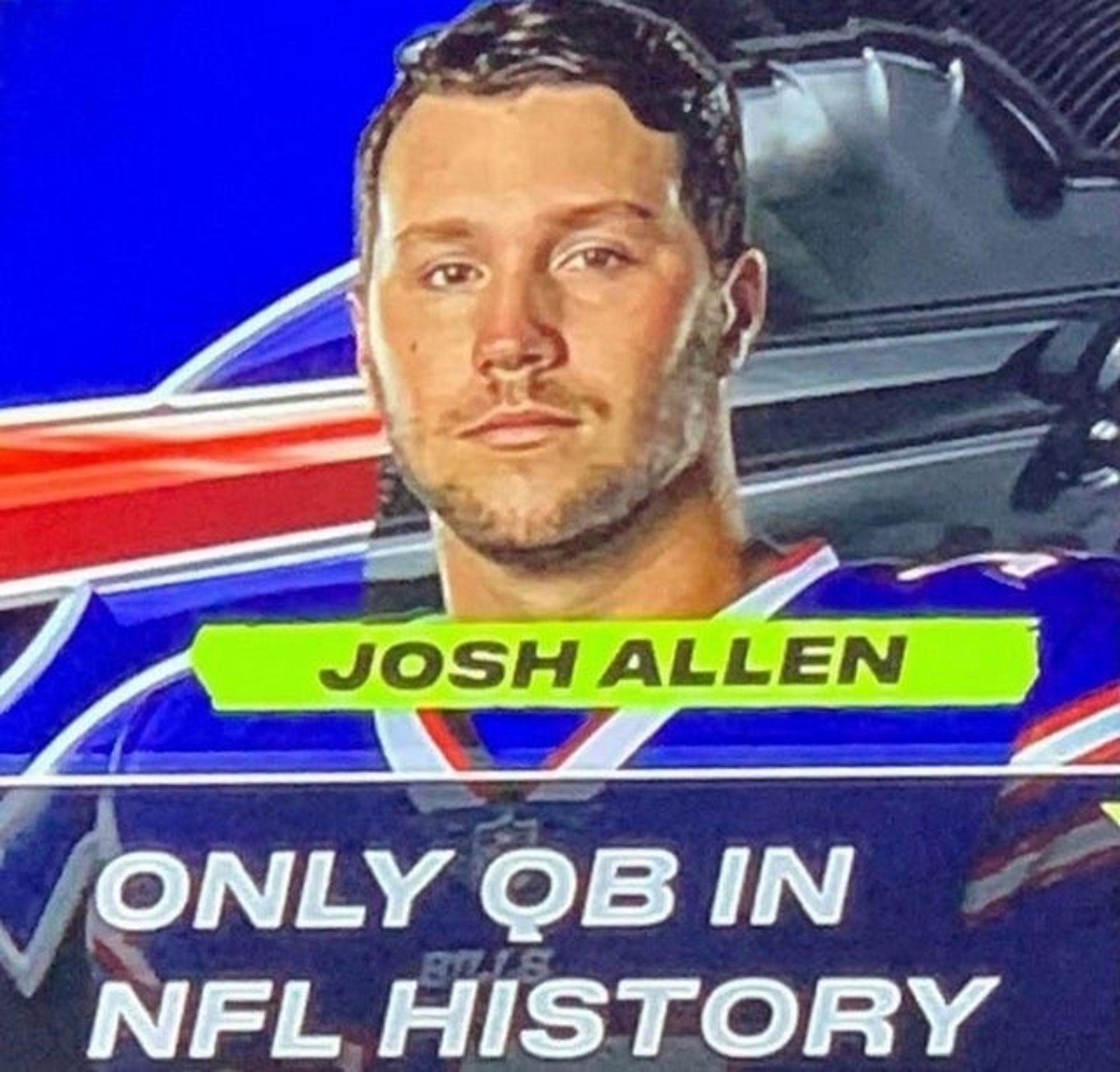 Josh Allen only qb in nfl history