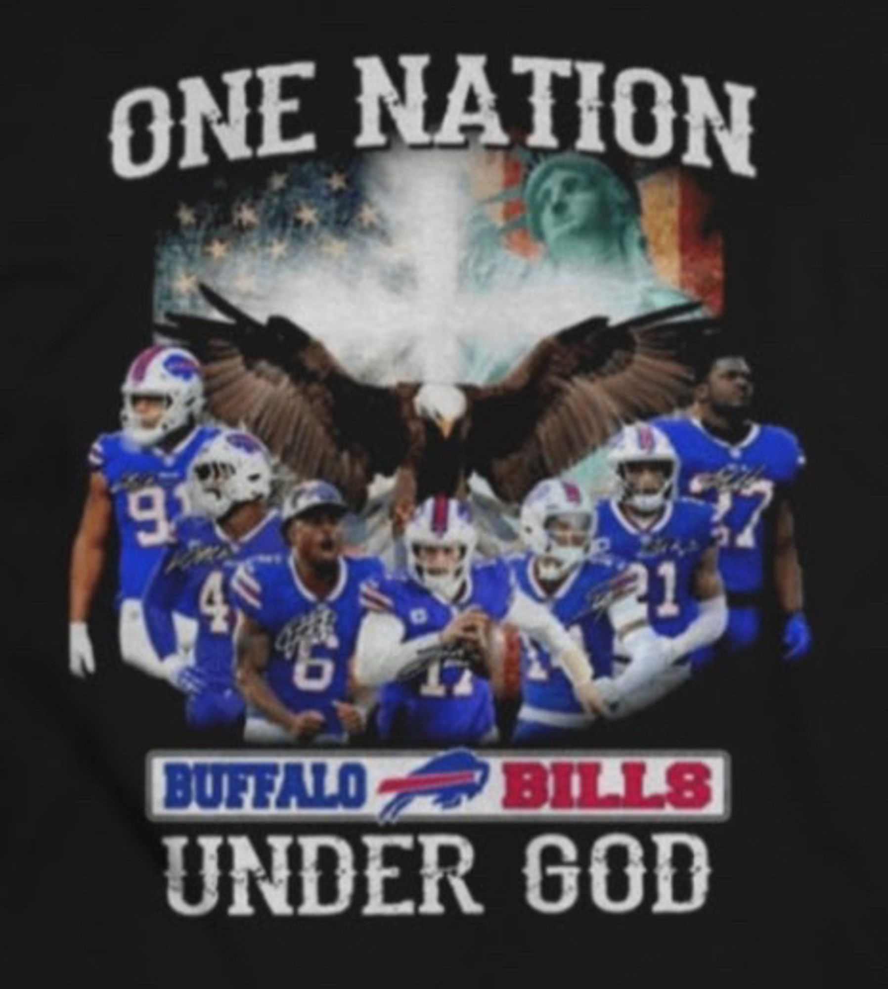 One nation Buffalo bills under god