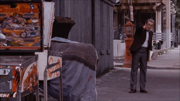 De Niro tells Lorraine Bracco that the dresses are right on the corner