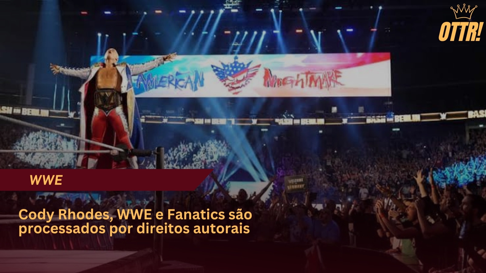 Cody Rhodes, WWE e Fanatics são processados por direitos autorais