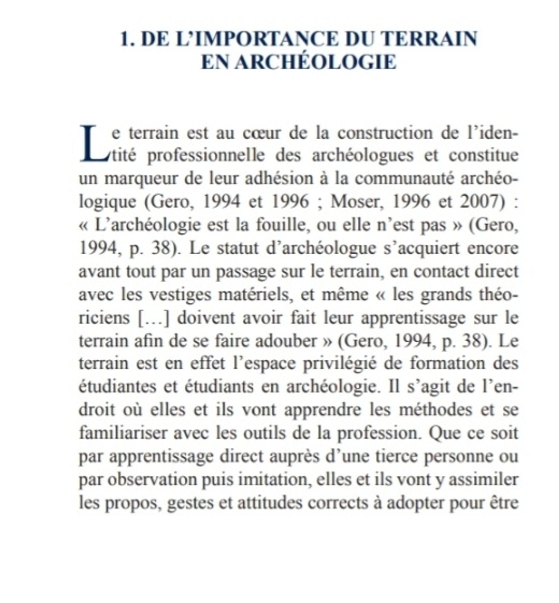 Extrait de la première page de l'article.