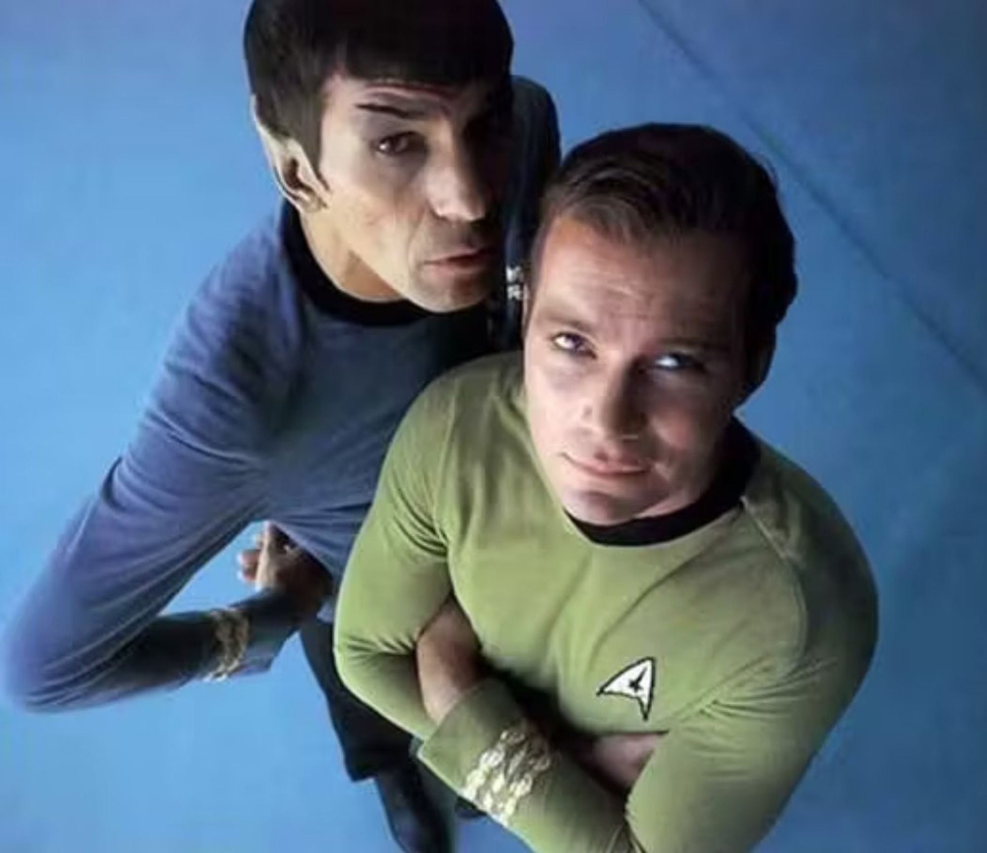 Spock and Kirk from Star Trek: TOS