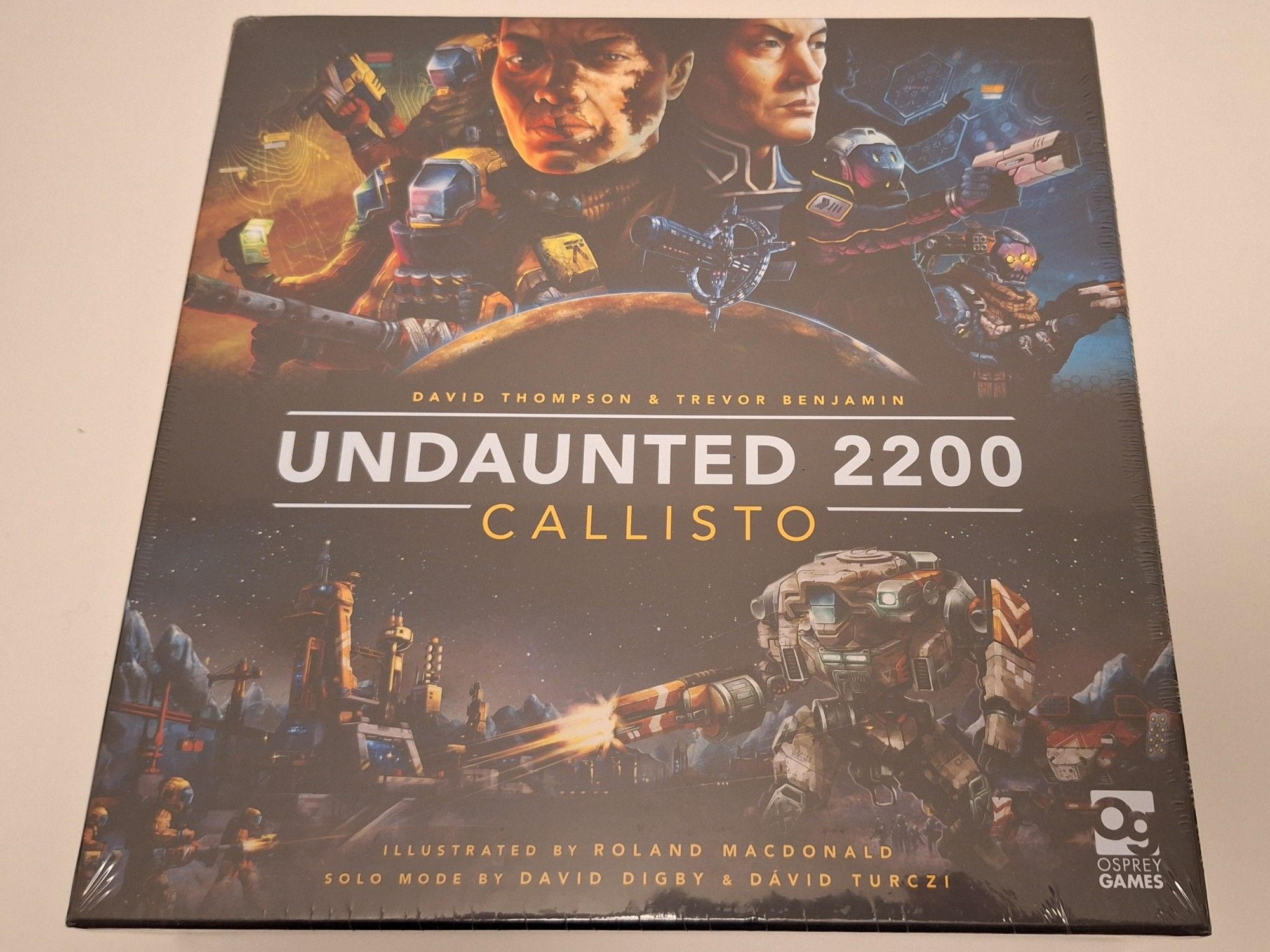 A shrink-wrapped copy of Undaunted 2200: Callisto.