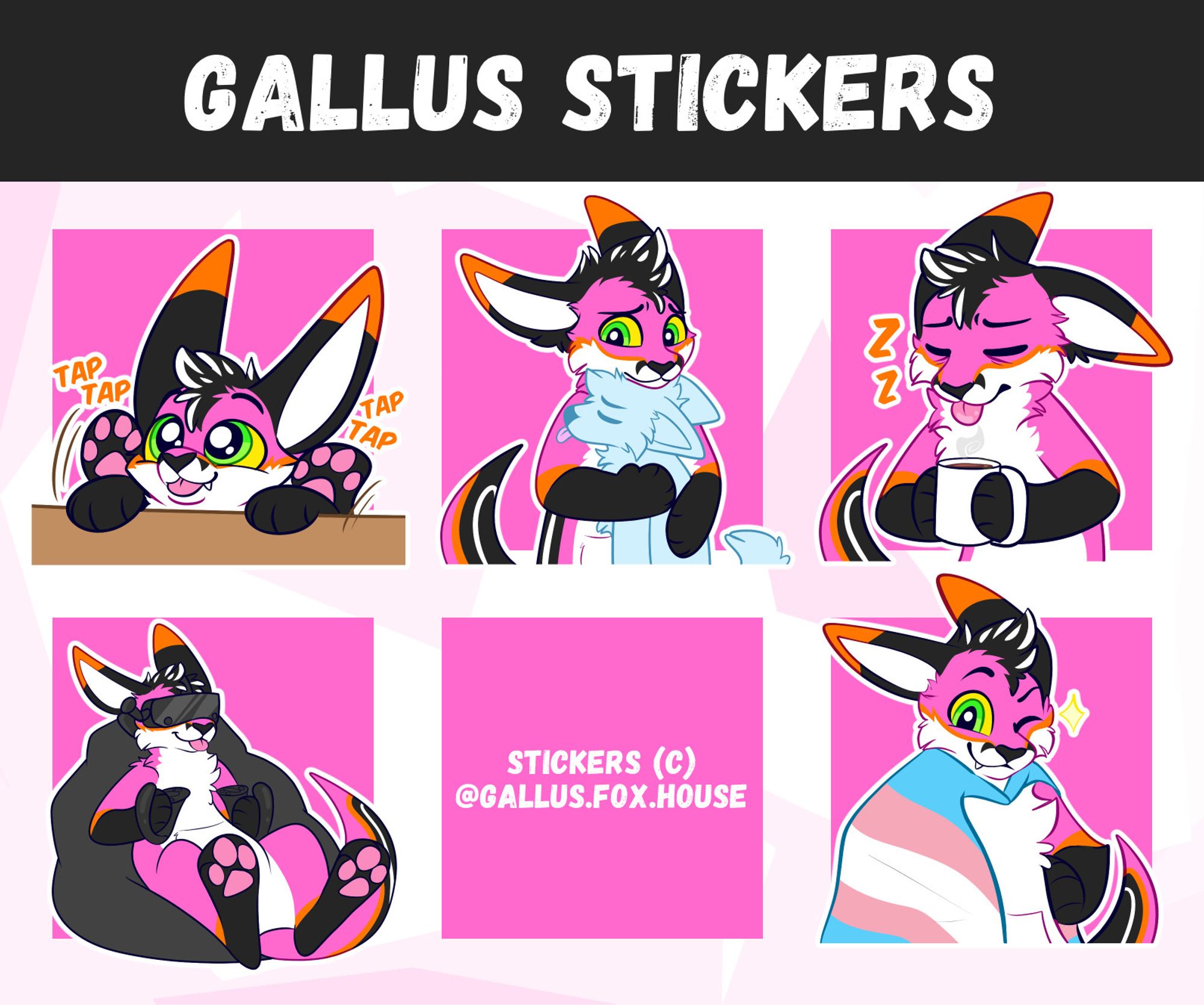 Telegram stickers of Gallus