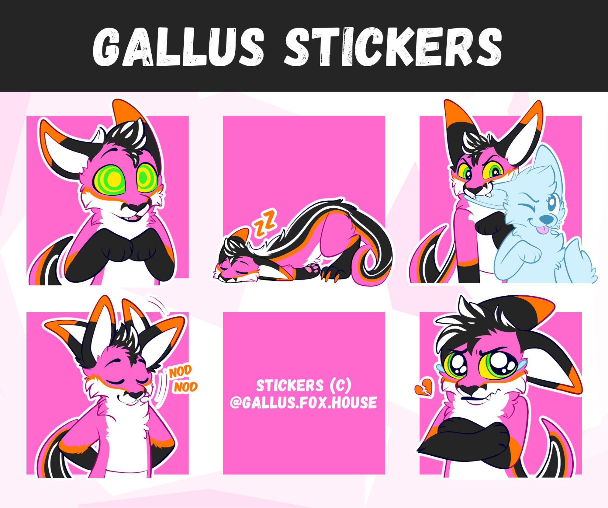 Telegram stickers of Gallus