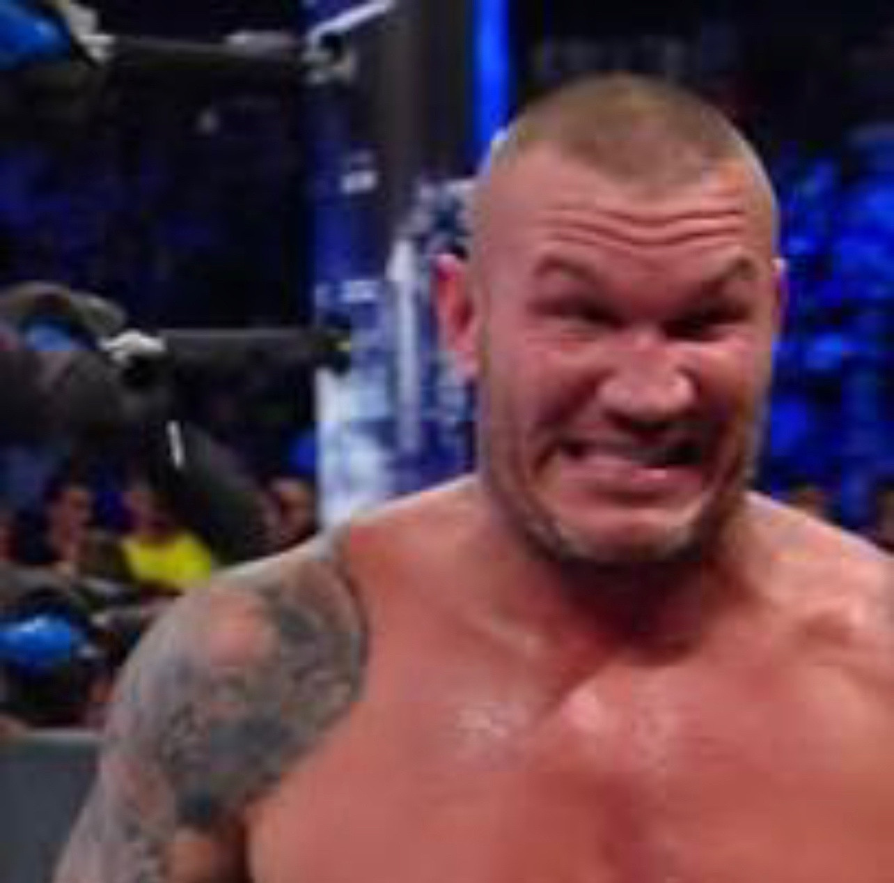 Randy Orton looking pained