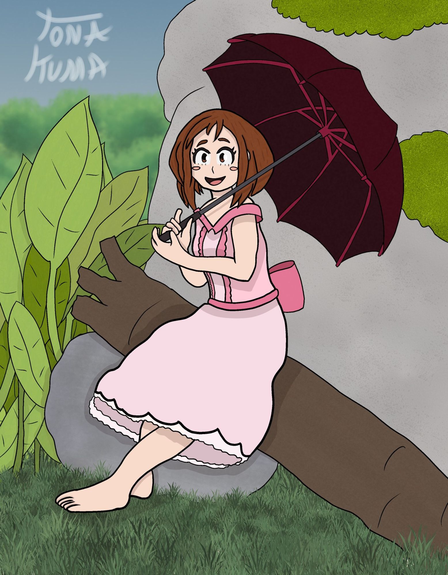 Ochaco from My Hero Academia, Digital Art