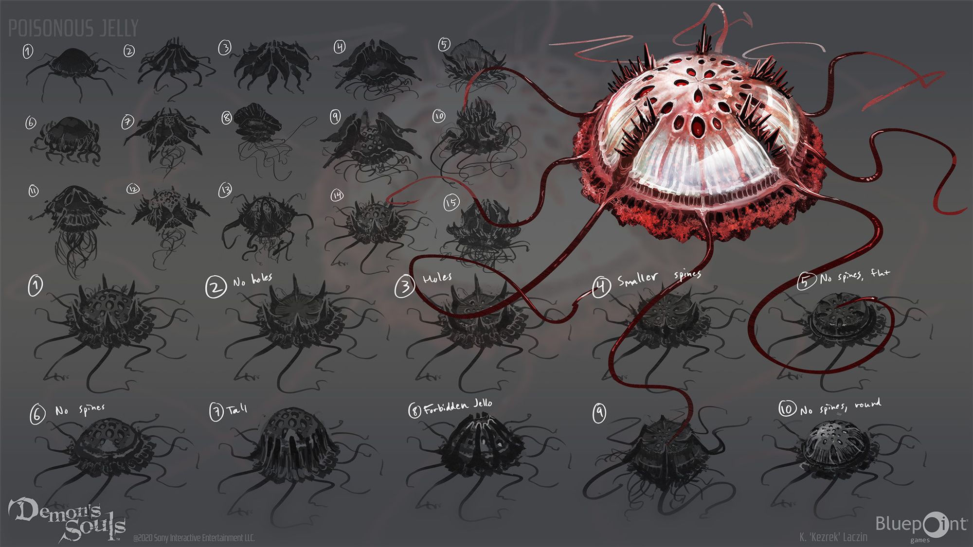 Concept art for a jellyfish :) a highly poisonous jellyfish, that lives where you do. No tocar.