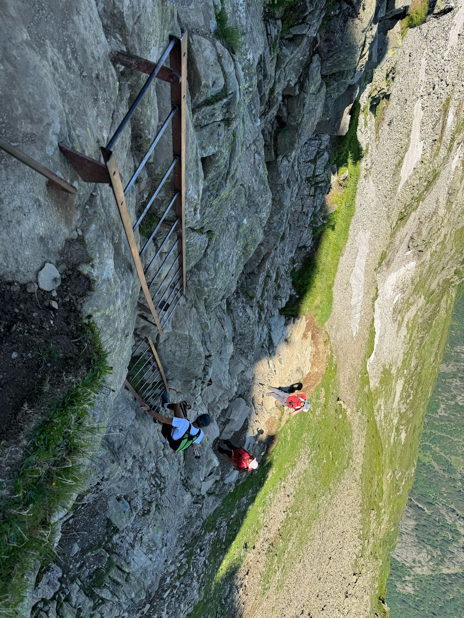 Totally sketchorama ladders I climbed up a cliff face