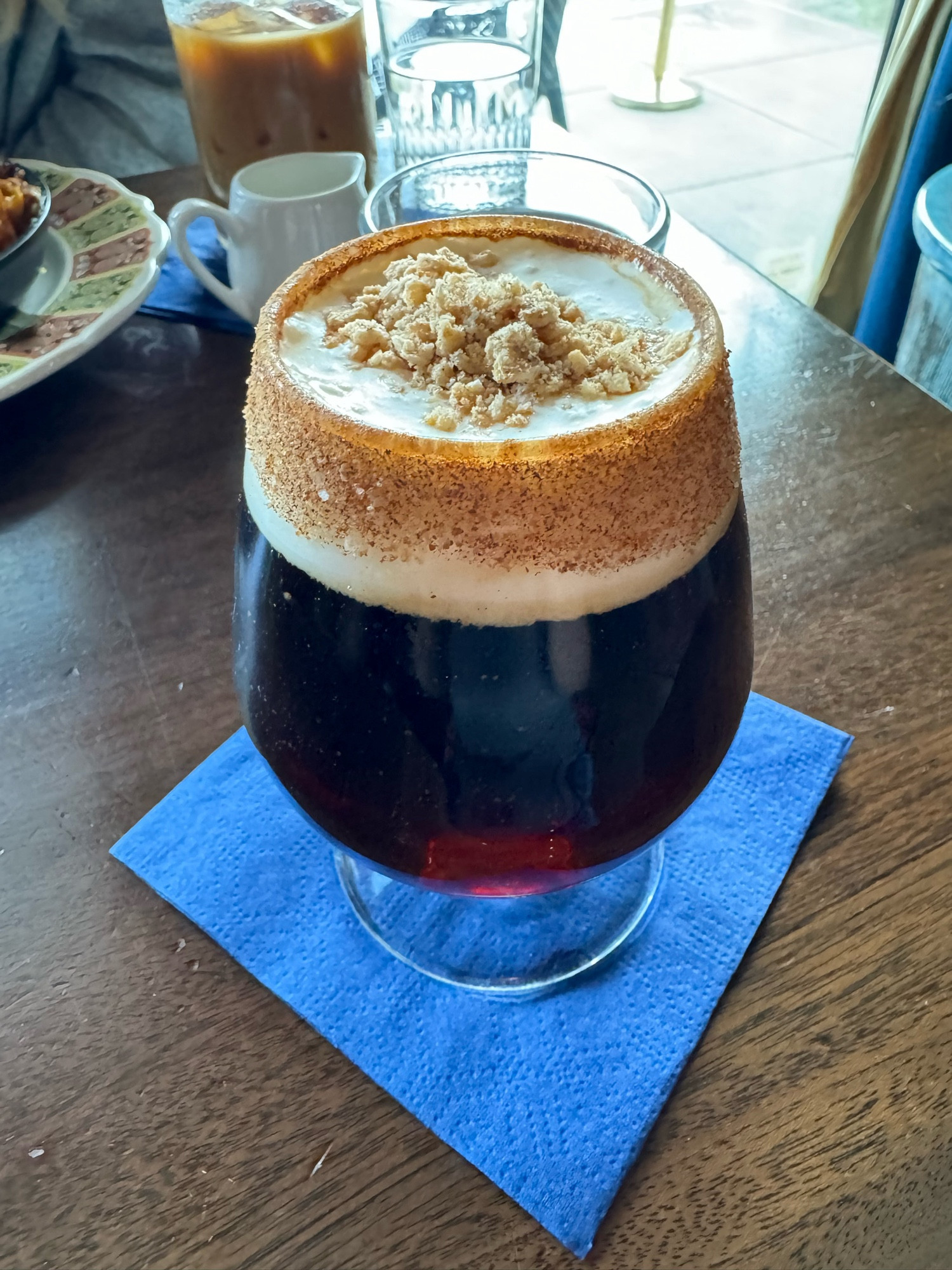 S’mores coffee cocktail