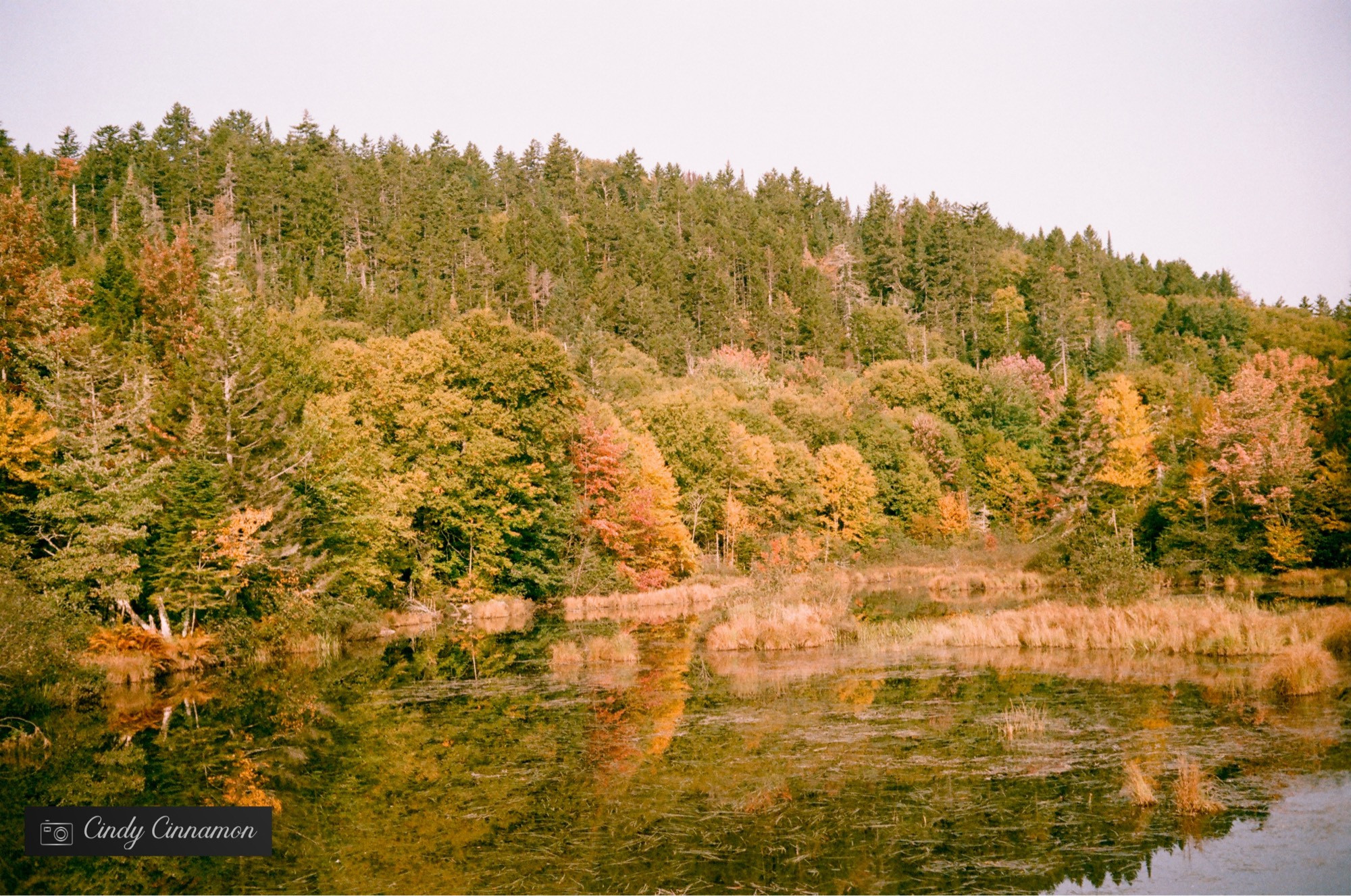 Lac en automne photographie de Cindy Cinnamon