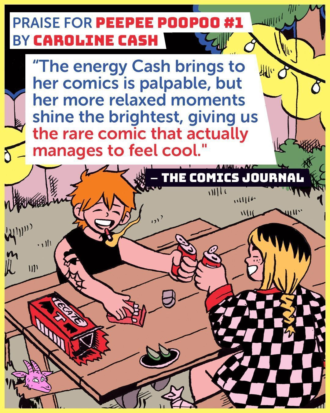 The Comics Journal states "The energy Cash brings to her comics is palpable, but her more relaxed moments shine the brightest, giving us the rare comic that actually manages to feel cool"