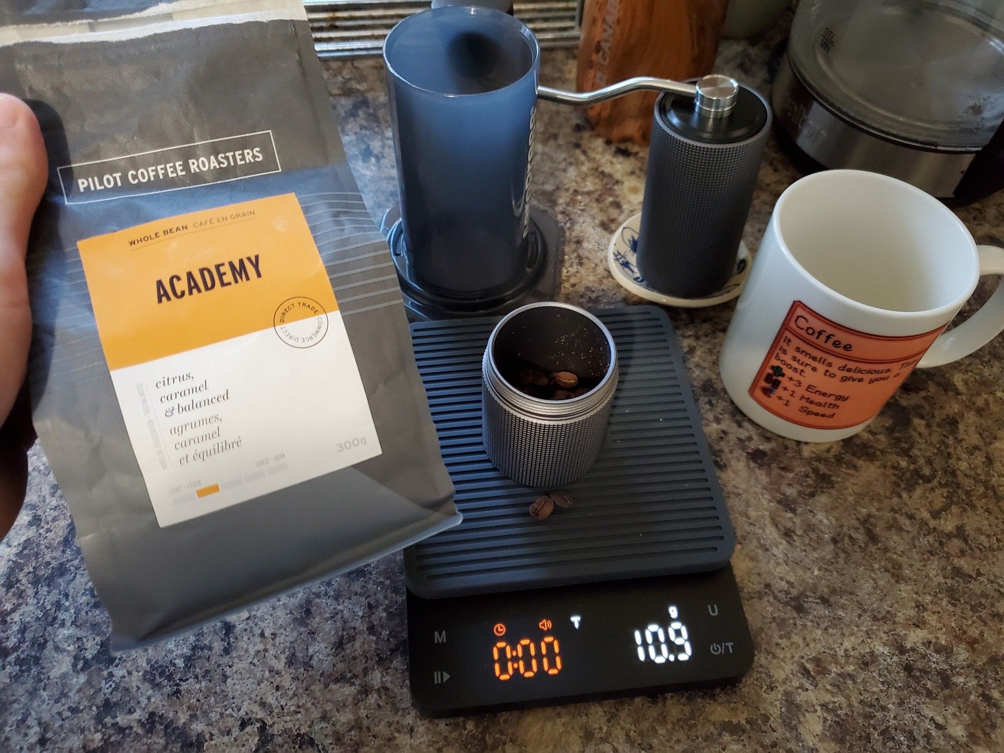 Coffee: "Academy" from Pilot Coffee Roasters