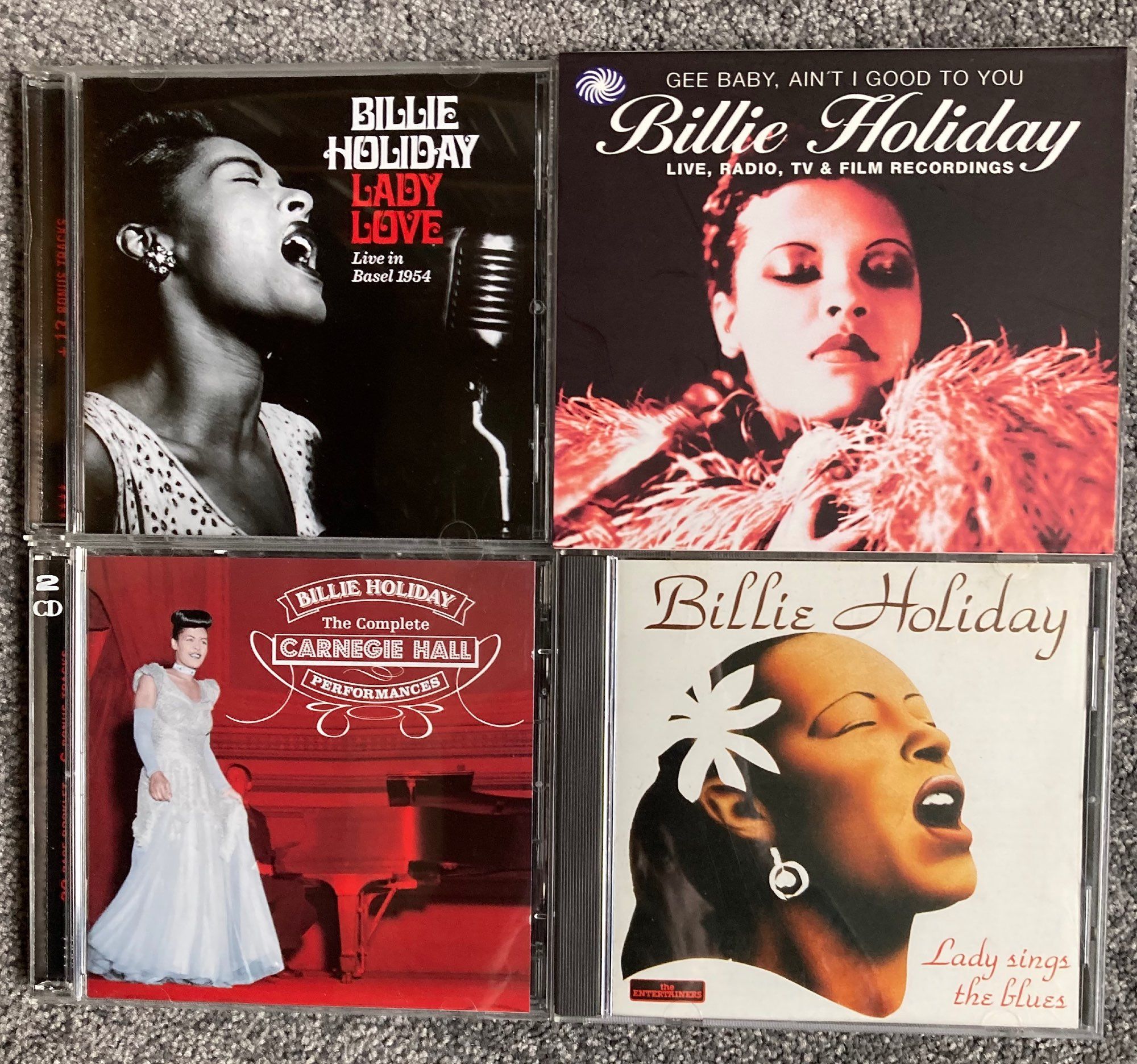 Billie Holiday 4 CDs.