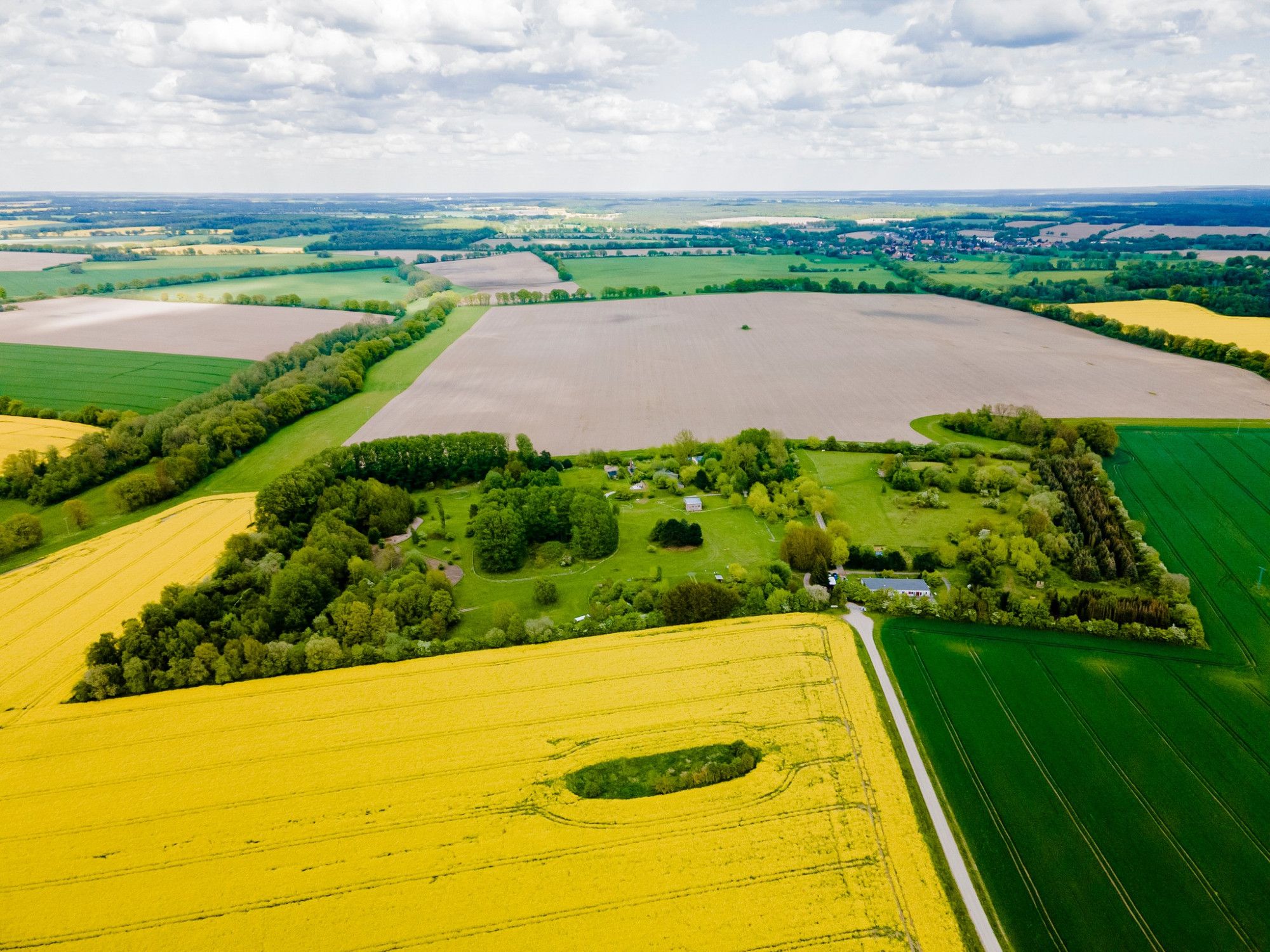 Das Land der Tiere aus der Vogelperspektive