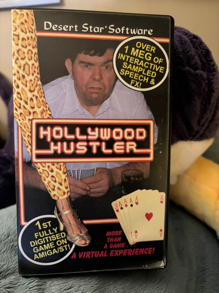 The front cover of Hollywood Hustler on the Atari ST