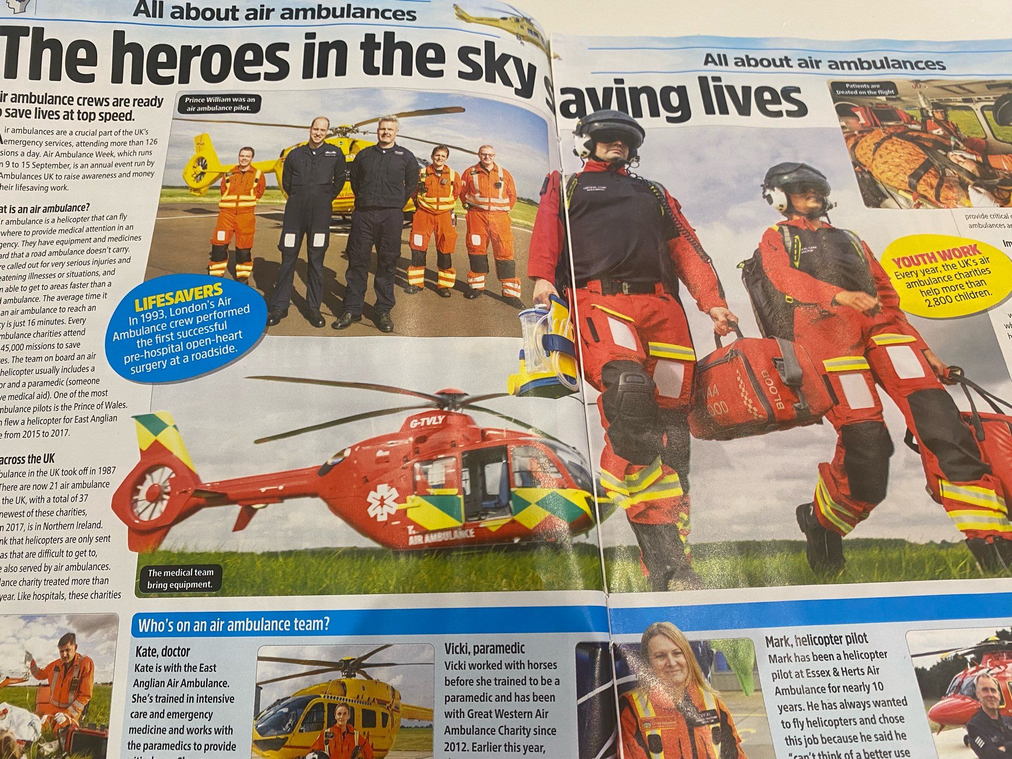 The week junior article about air ambulances