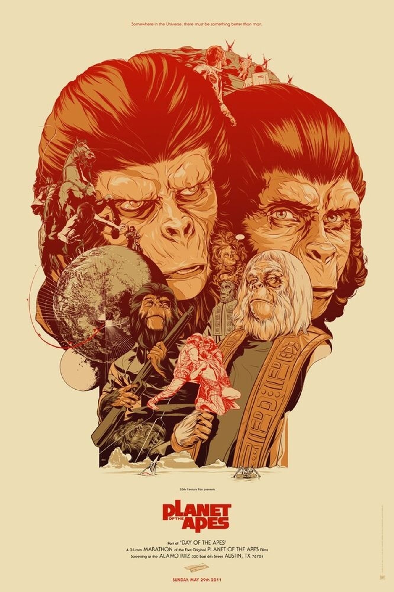 Affiche alternative du film PlanetOfTheApes (1968)