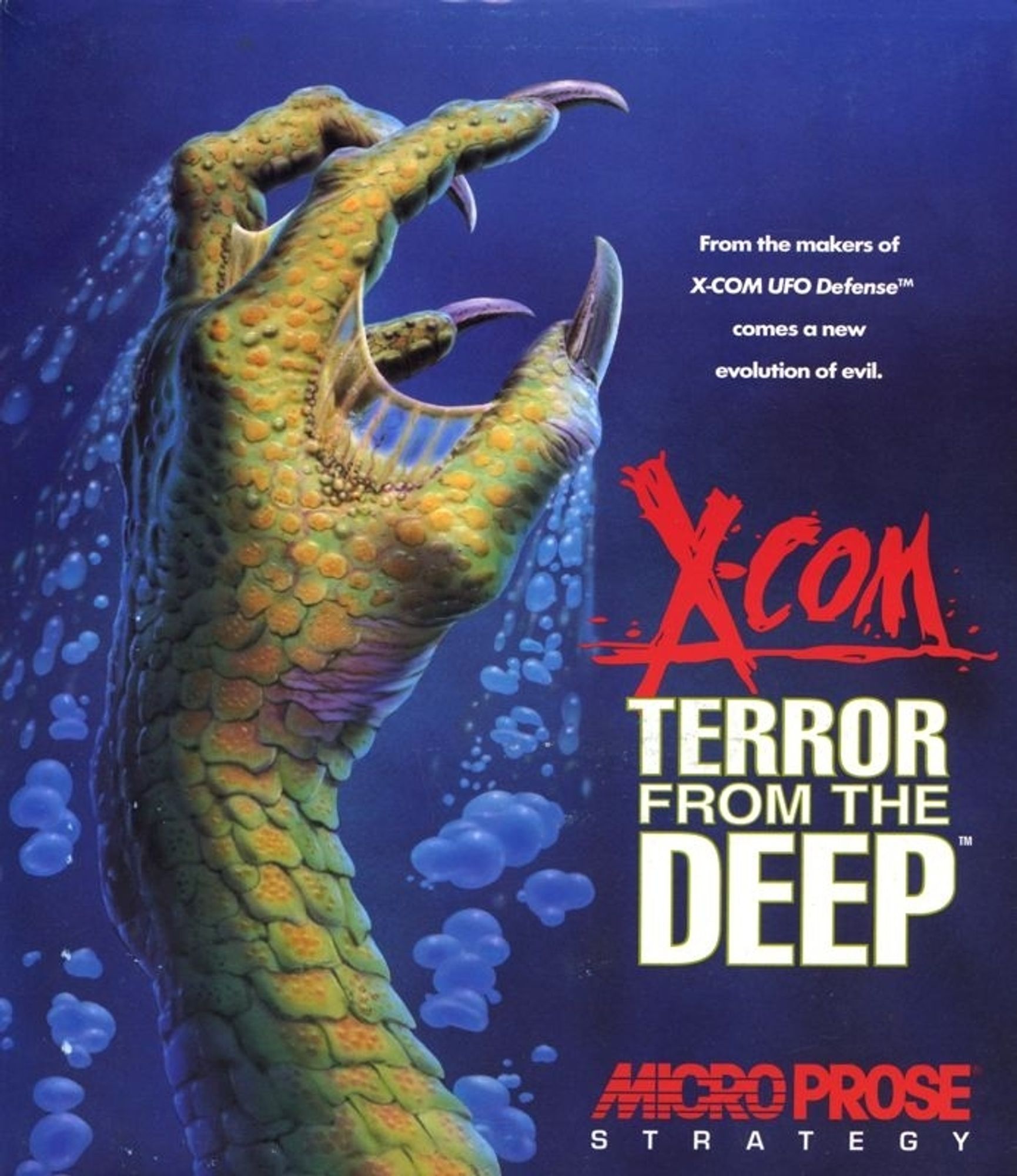 Pack shot of PC game terror from the deep.