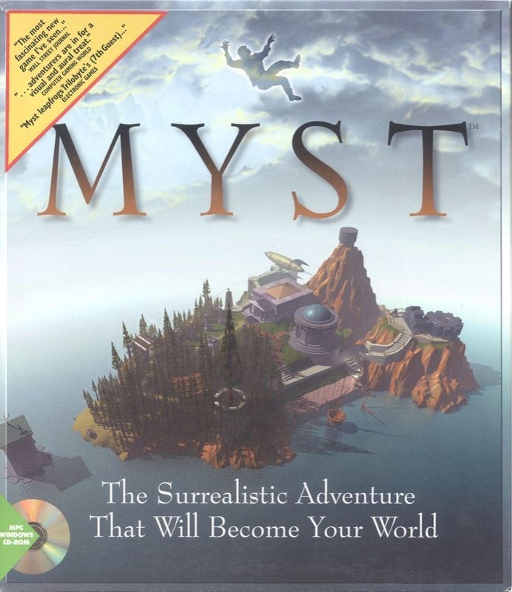 Pack shot of the video game myst.