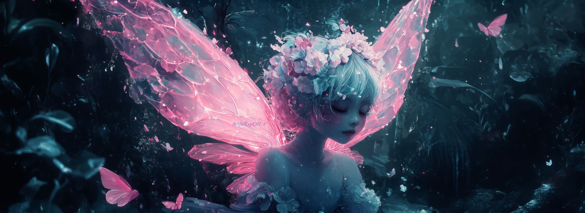 🌸 Flower-Crowned Fairy 🌸

#artoftheday #Photoshop #CreativeDesign #midjourneyart #DigitalArt #GenerativeAI #generativeart #Wallpaper #Wallpapers #promptart #art #artfulexpchc #midjourney #AIArtwork #midjourneyartwork  #MidjourneyAI #midjourneyV6 #PEPE $PEPE