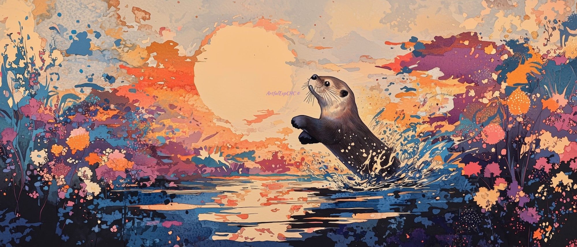 🦦 Otterly Overjoyed 🦦

#artoftheday #Photoshop #CreativeDesign #midjourneyart #DigitalArt #GenerativeAI #generativeart #Wallpaper #Wallpapers #promptart #art #artfulexpchc #midjourney #AIArtwork #midjourneyartwork  #MidjourneyAI #midjourneyV6 #PEPE $PEPE