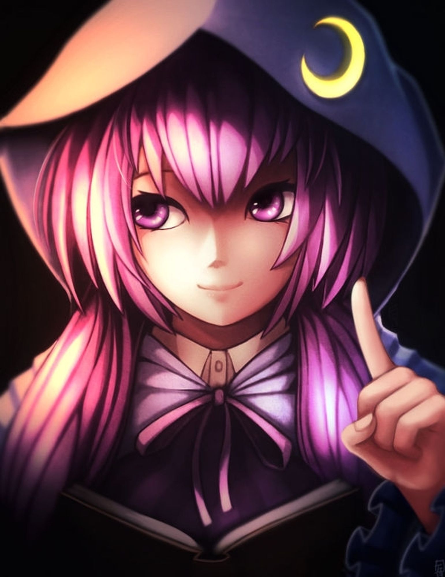 Portrait of Patchouli Knowledge from Touhou