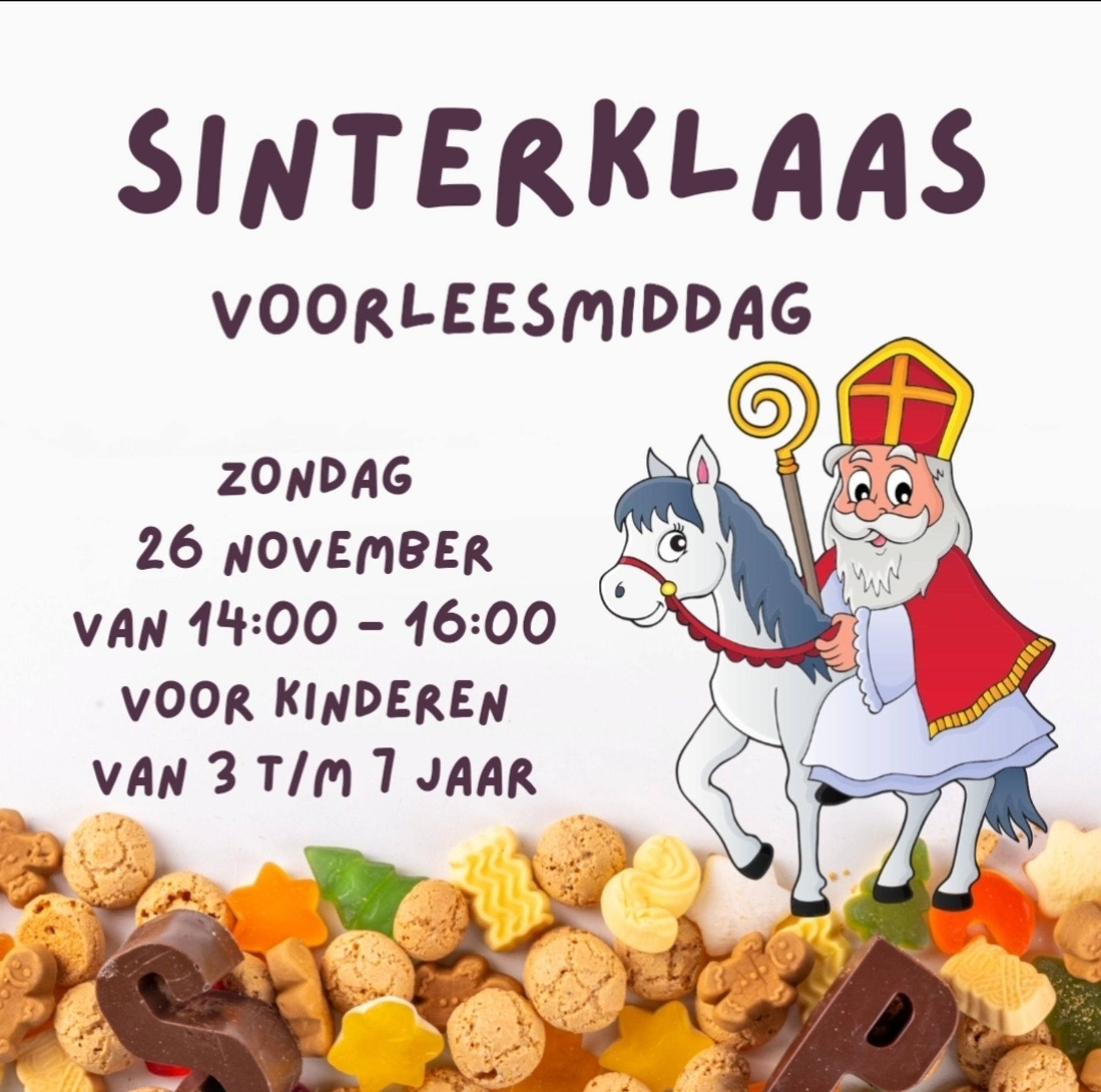 Sinterklaasvoorlees- en knutselmiddag bij Speelgoedmuseum Rosen