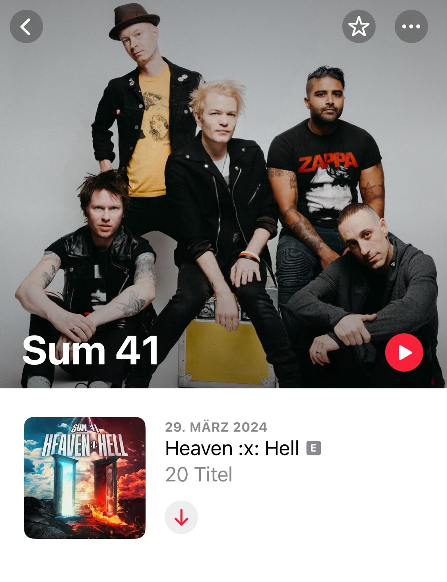 Das neue und letzte Album der legendären Jungs von Sum41