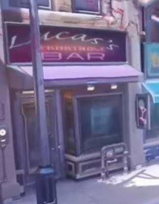 Image of Lucas's Crokinole Bar, from the Blizzcon 2019 playable demo of New Queens Street. The map was named Toronto at the time.