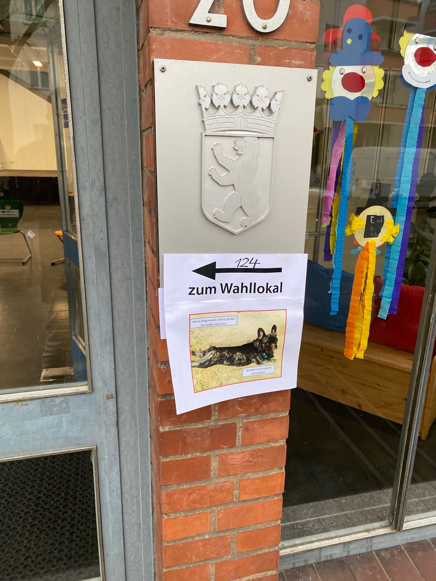 Zugang zum Wahllokal